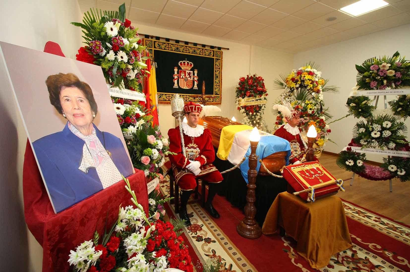 Imágenes del funeral de Pilar Pulgar