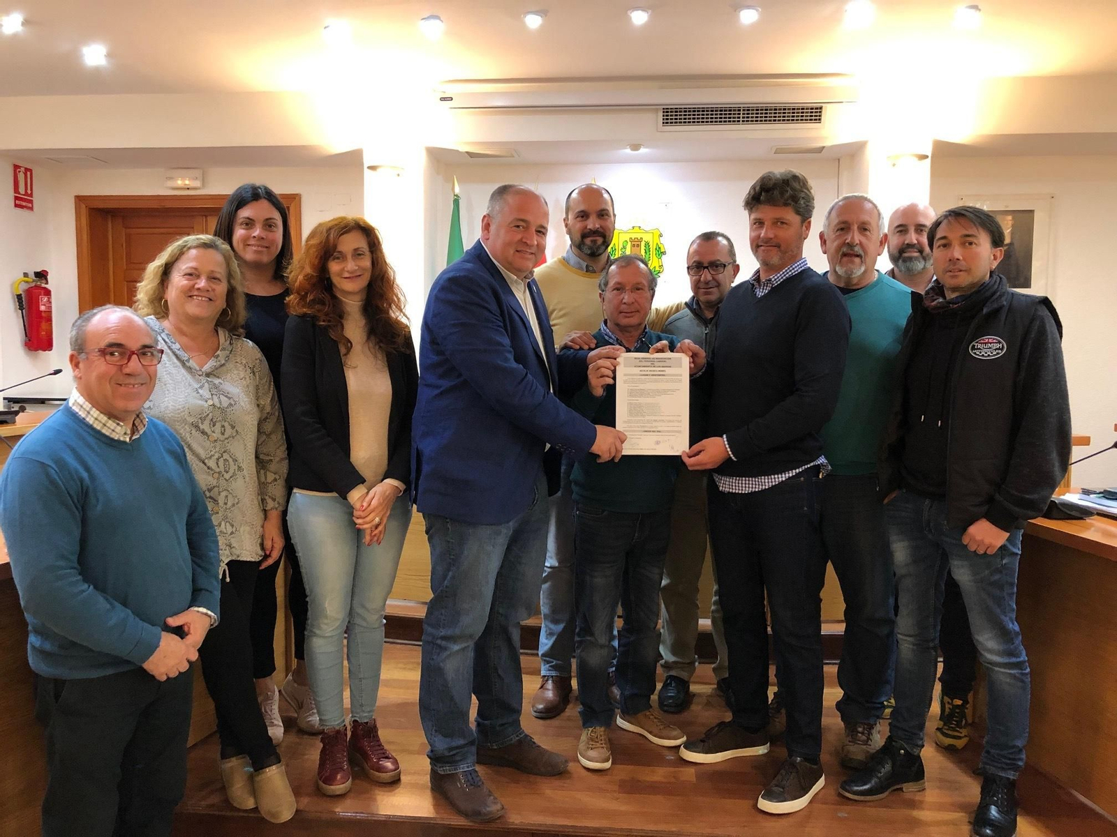 Firma del convenio en el Ayuntamiento de Los Barrios