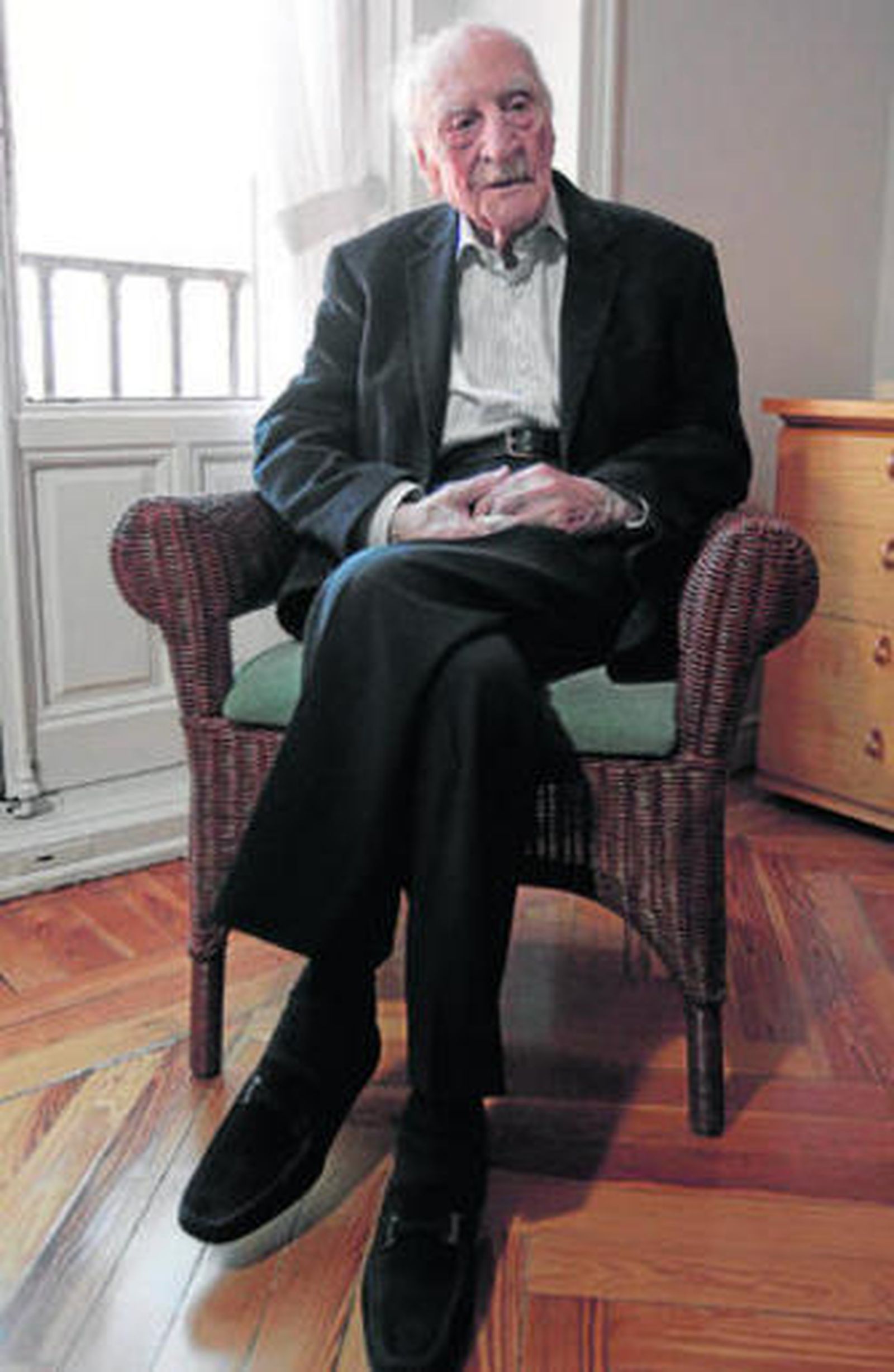 Una de las últimas fotos de Francisco Ayala.