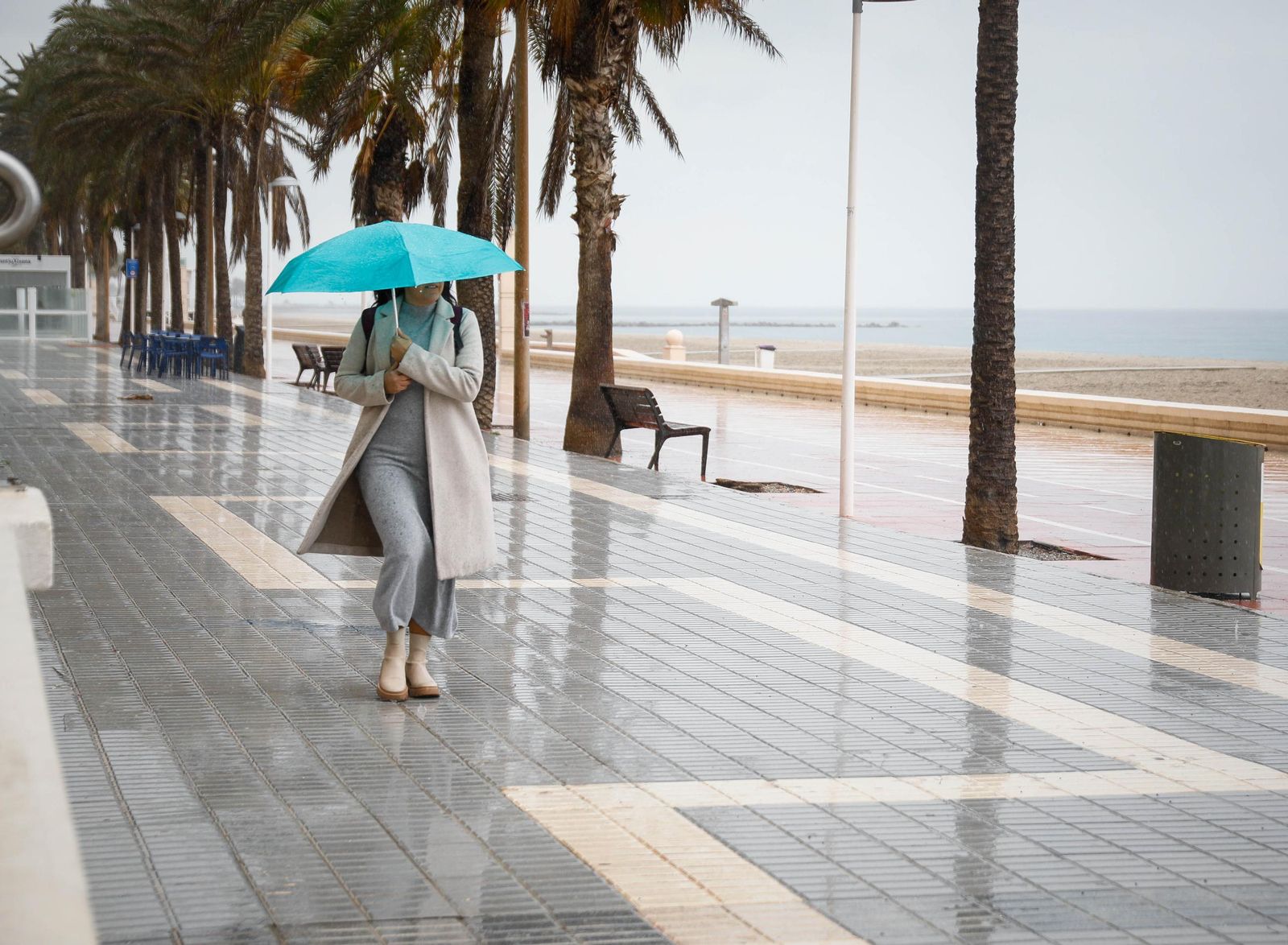 Las mejores imágenes de la lluvia en Almería
