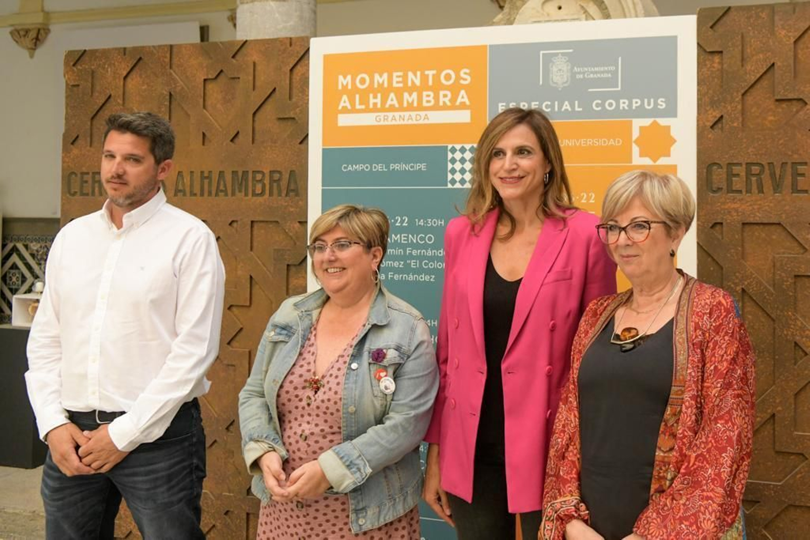 Imagen de la presentación de las actividades de la Feria del Centro del Corpus de Granada 2022