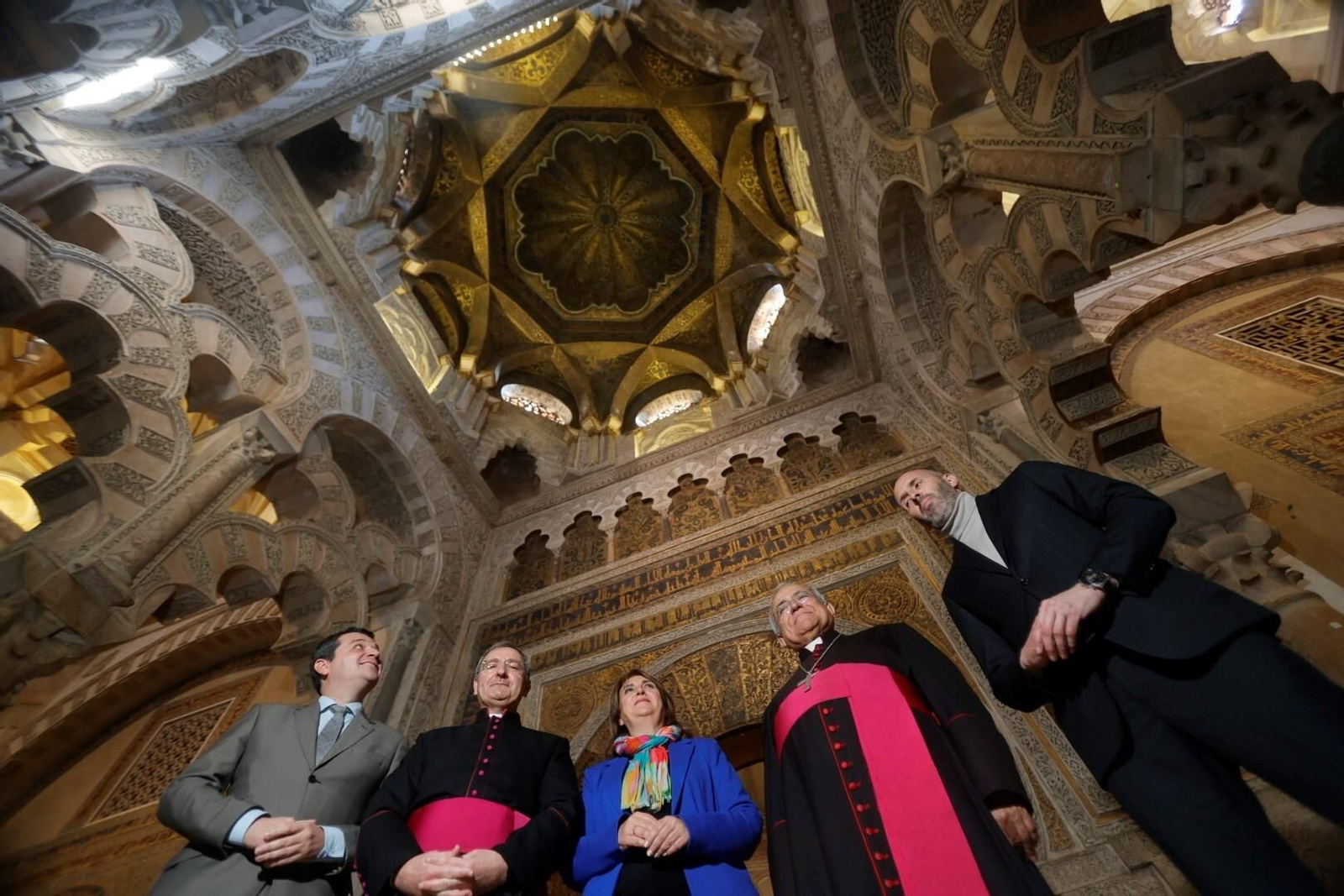 Las fotografías del inicio de las obras de restauración de la Maqsura de la Mezquita-Catedral de Córdoba