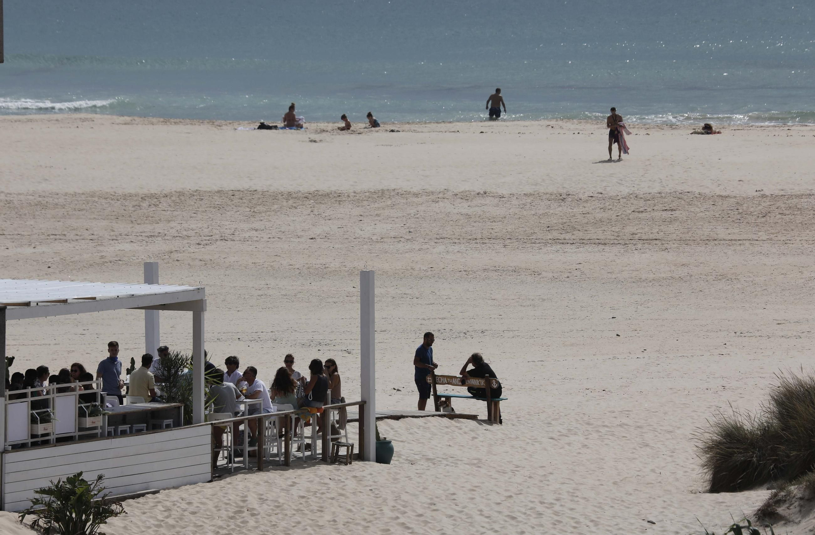 La playa de Los Lances, en Tarifa.