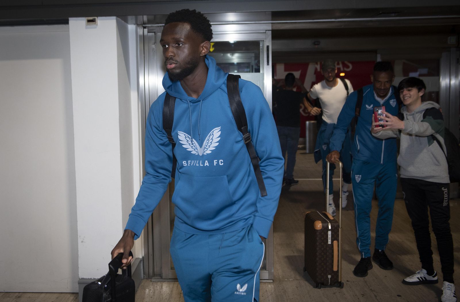 Las fotos previas al Manchester United - Sevilla