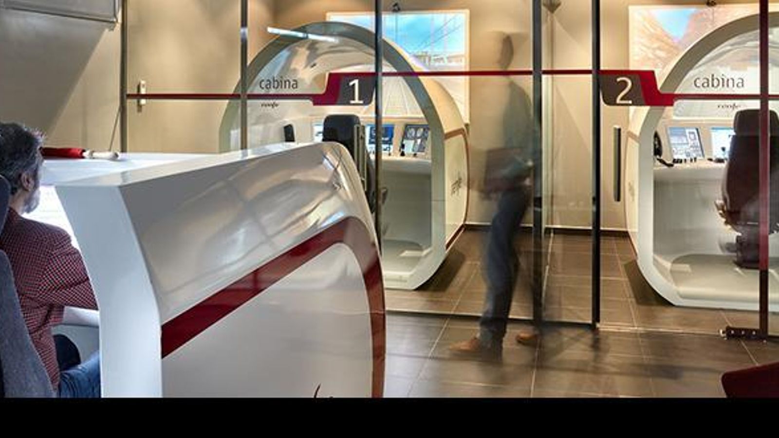 El centro de formación para maquinistas de Renfe.