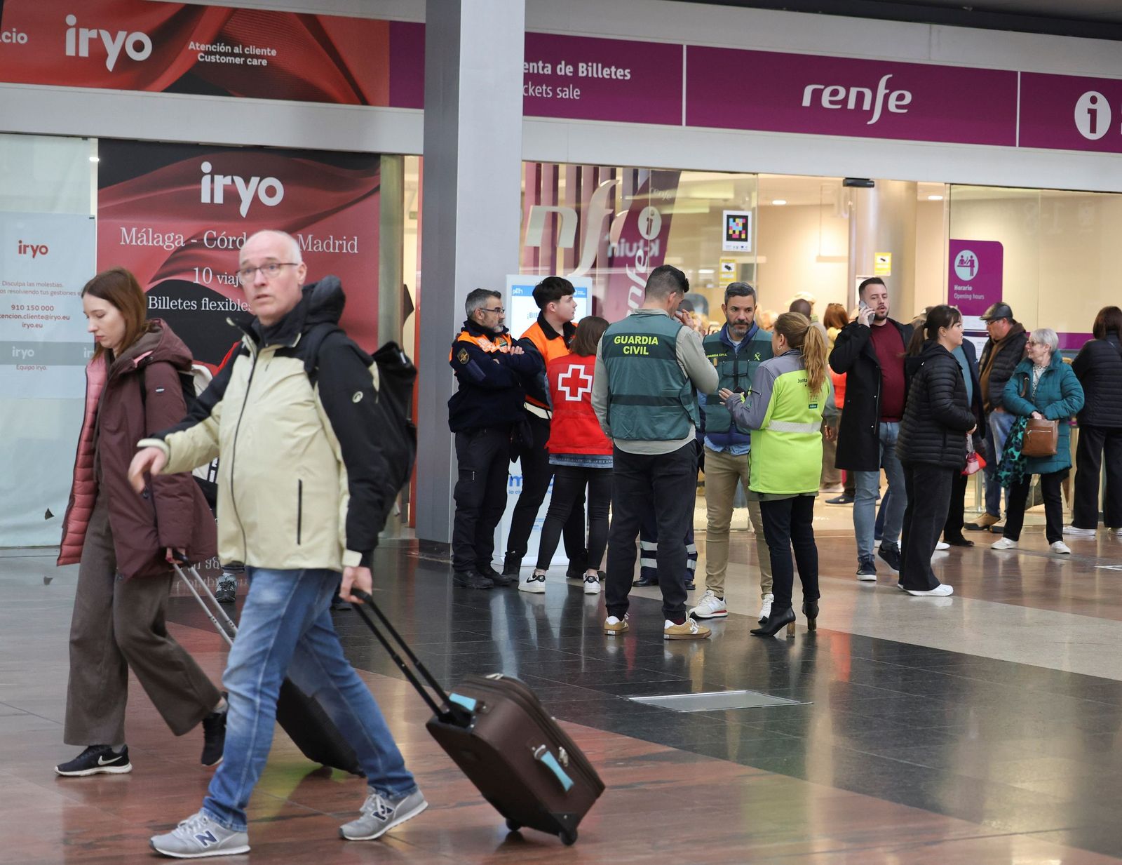 La Estación de tren María Zambrano, en Málaga.