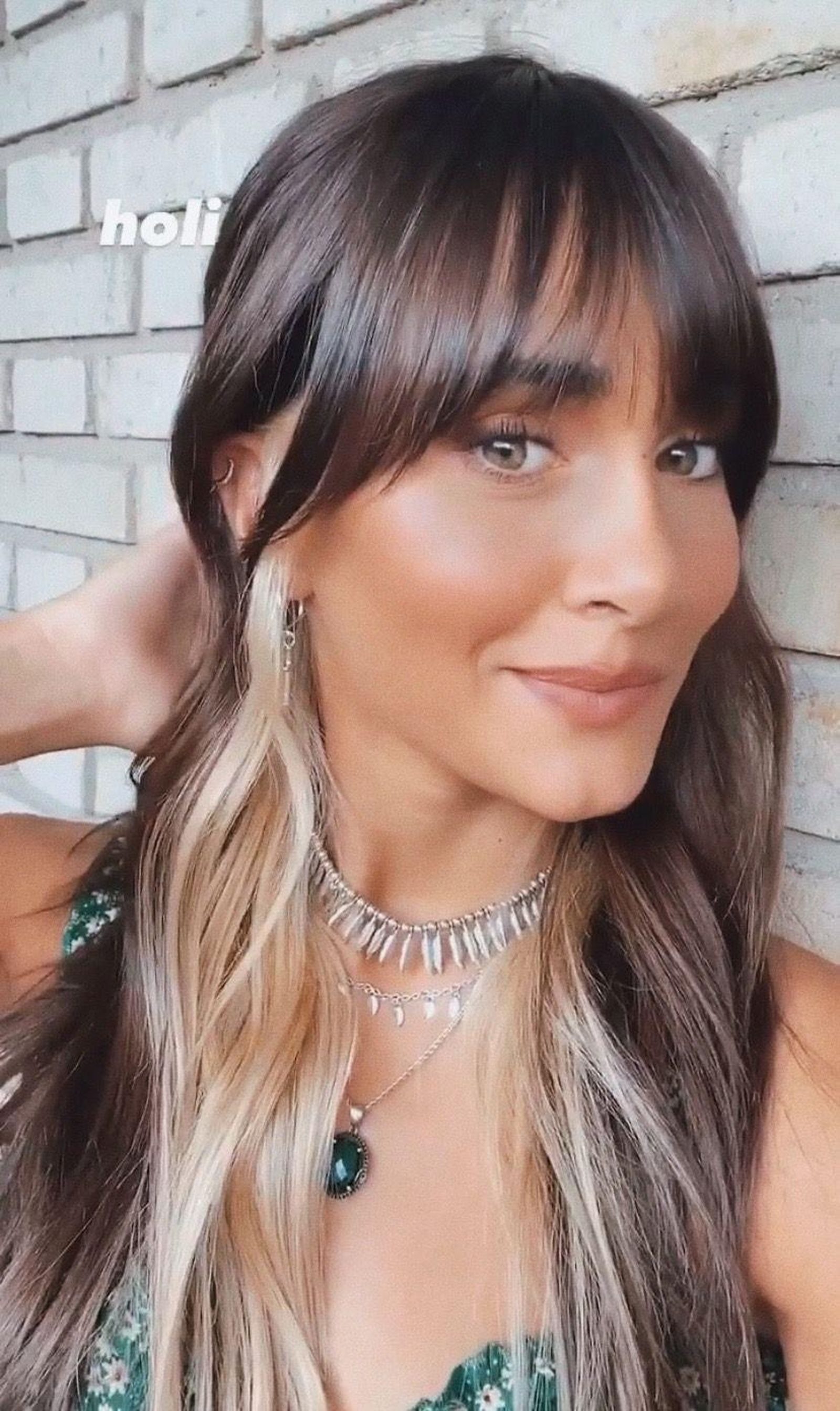 Aitana con unas mechas 'chunky highlights'.