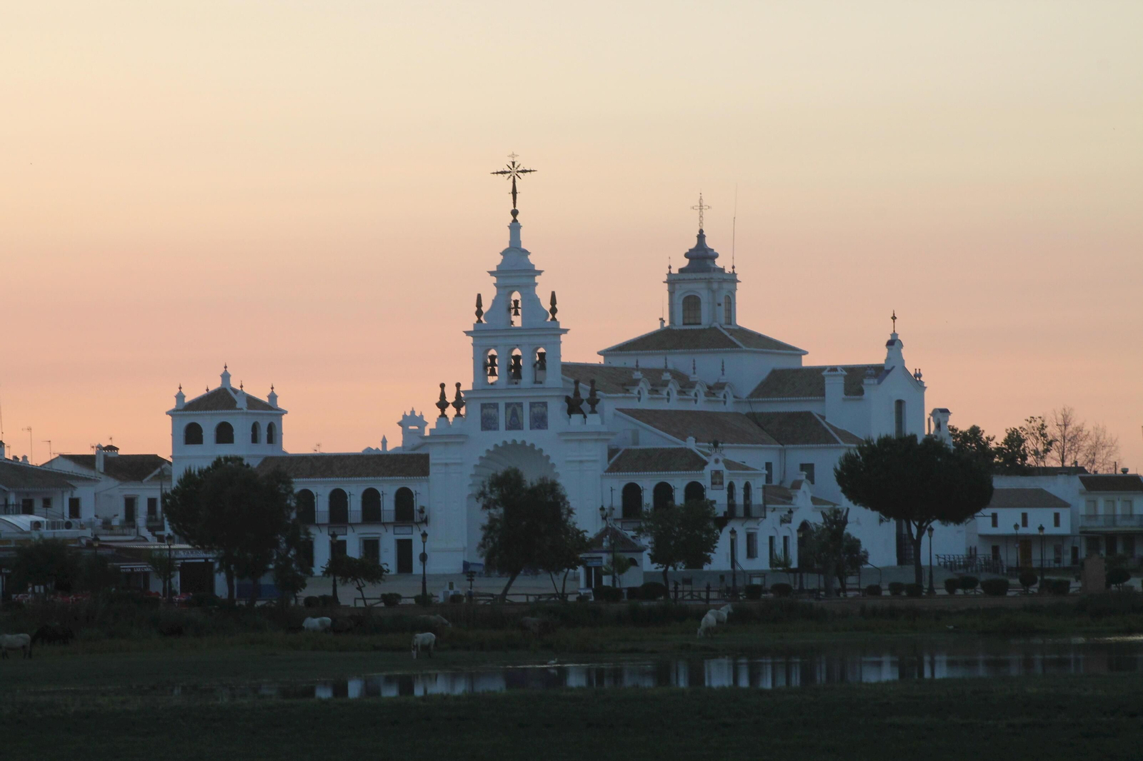 Vistas de la aldea de El Rocío