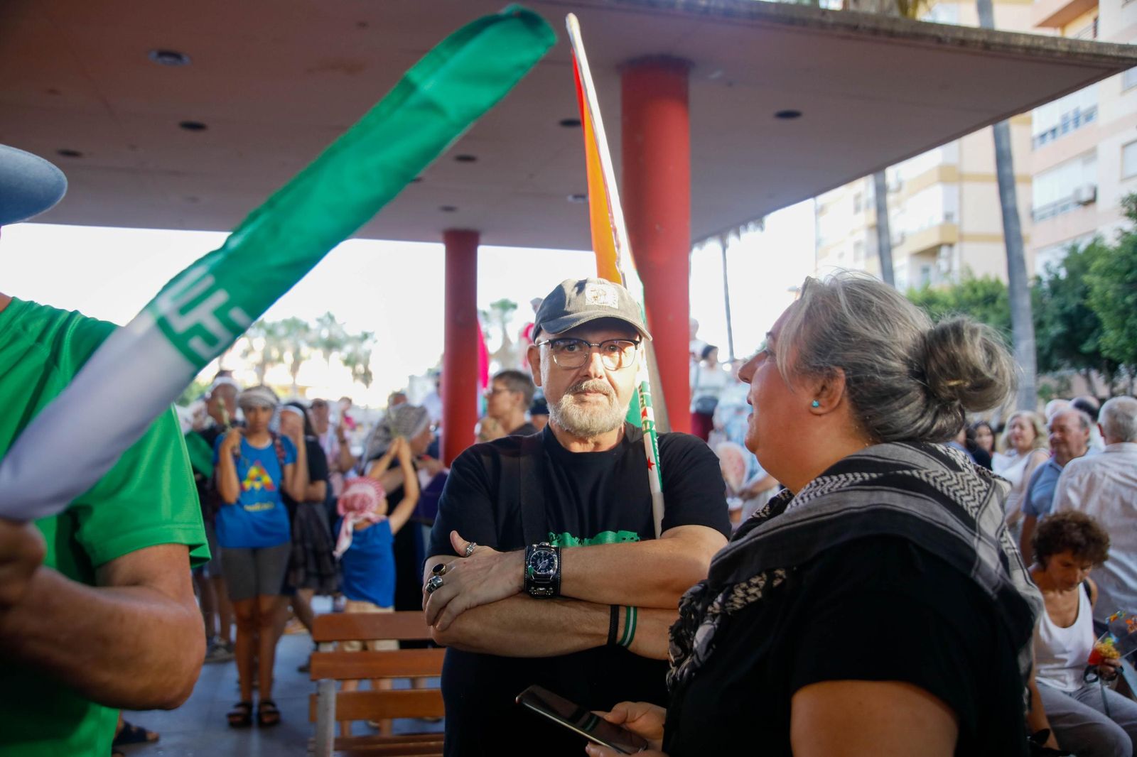 Imágenes de la manifestación en Almería por el genocidio en Palestina