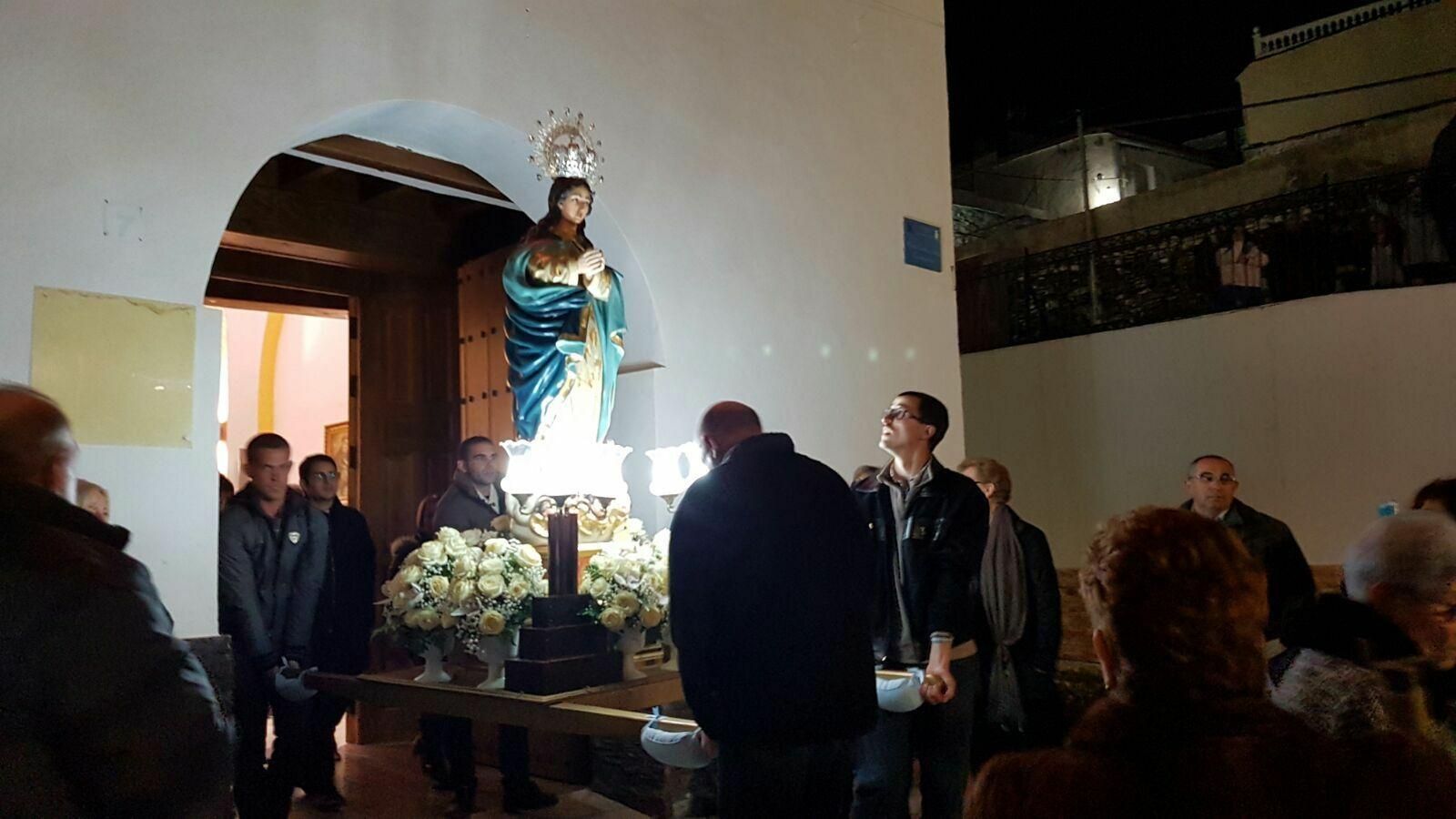 La procesión de la Purísima será mañana.