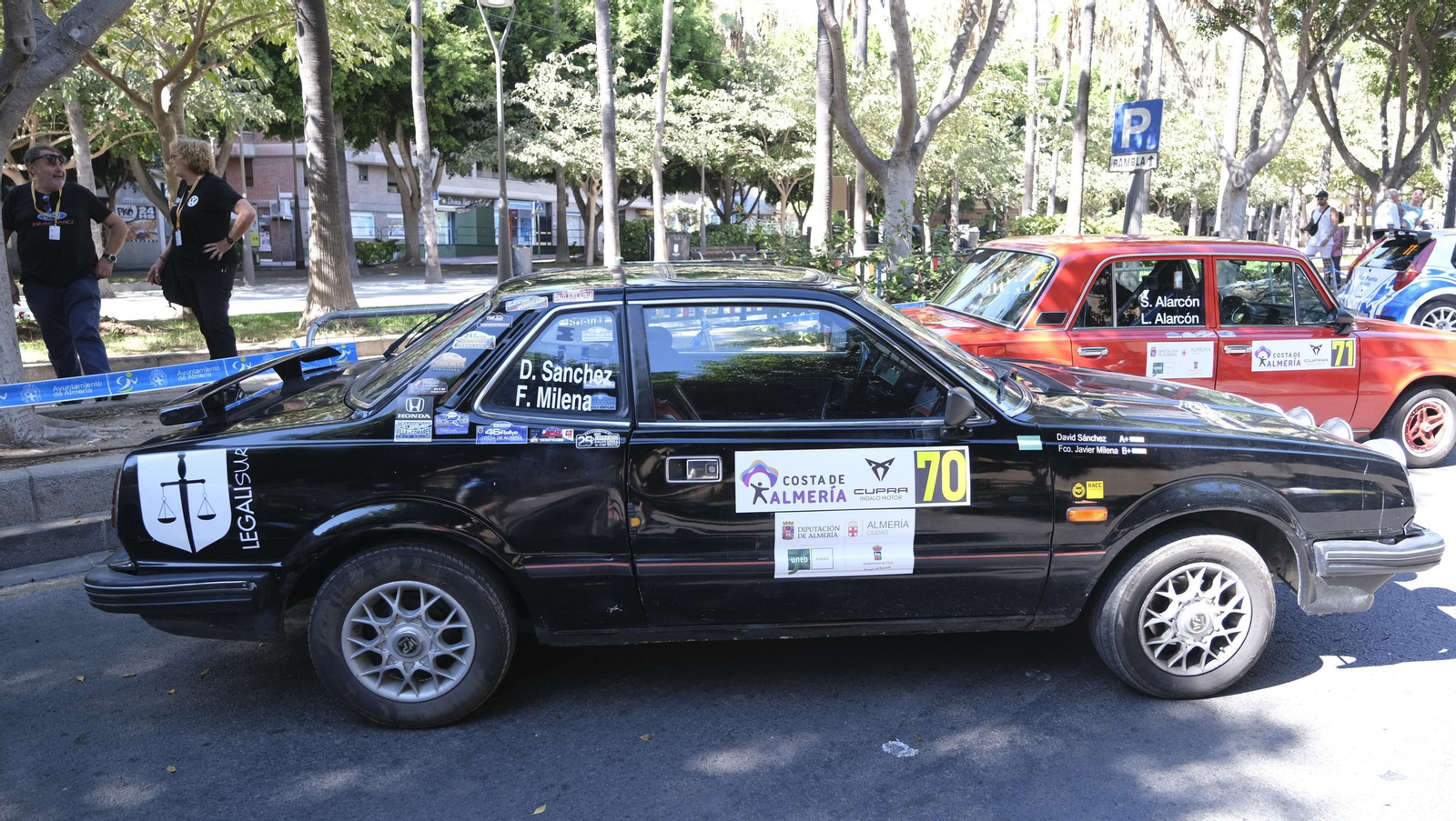 Imágenes de la salida del Rallye Costa de Almería