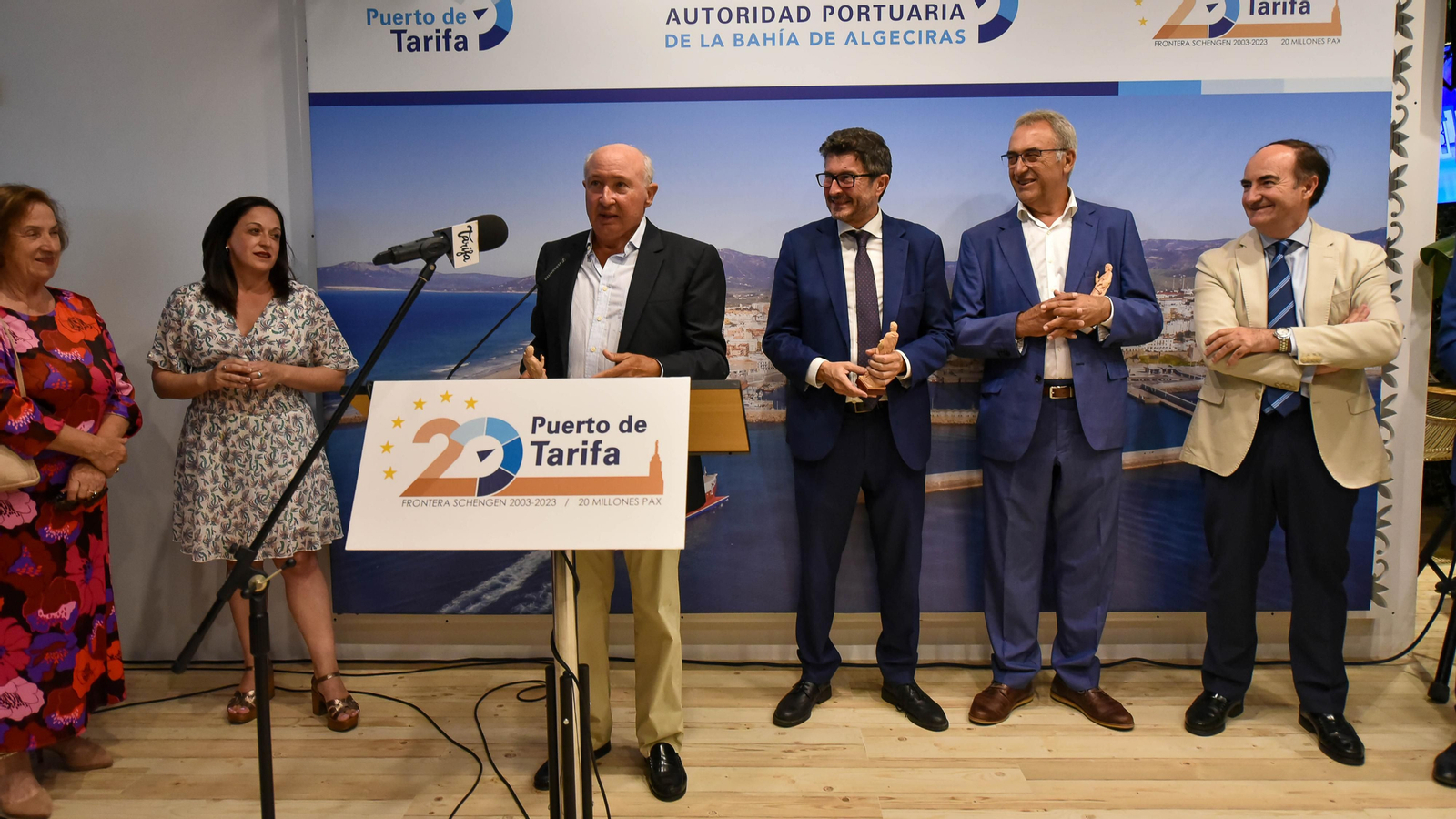 Celebración del 20 aniversario de la declaración como frontera Schengen del Puerto de Tarifa