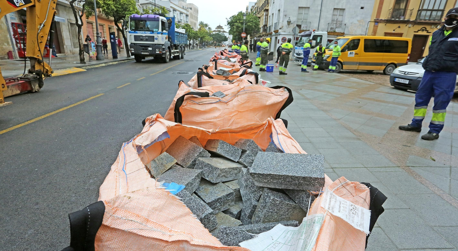 Comienzan de nuevo las obras en el eje Corredera-Esteve