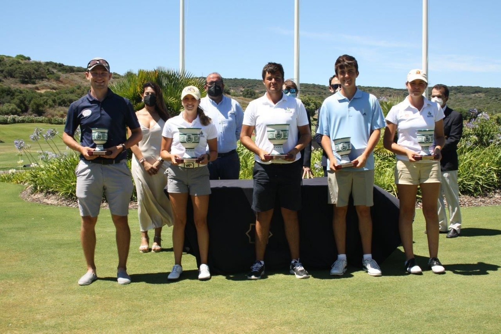 Los premiados en La Reserva.