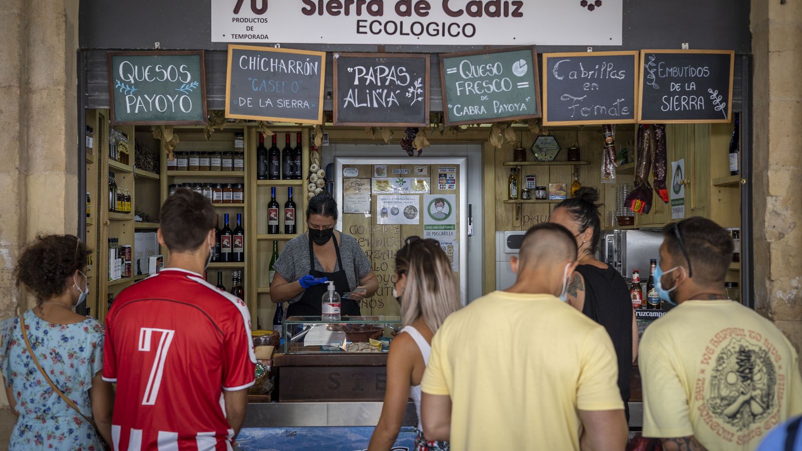 Uno de los puestos del Rincón Gastronómico.
