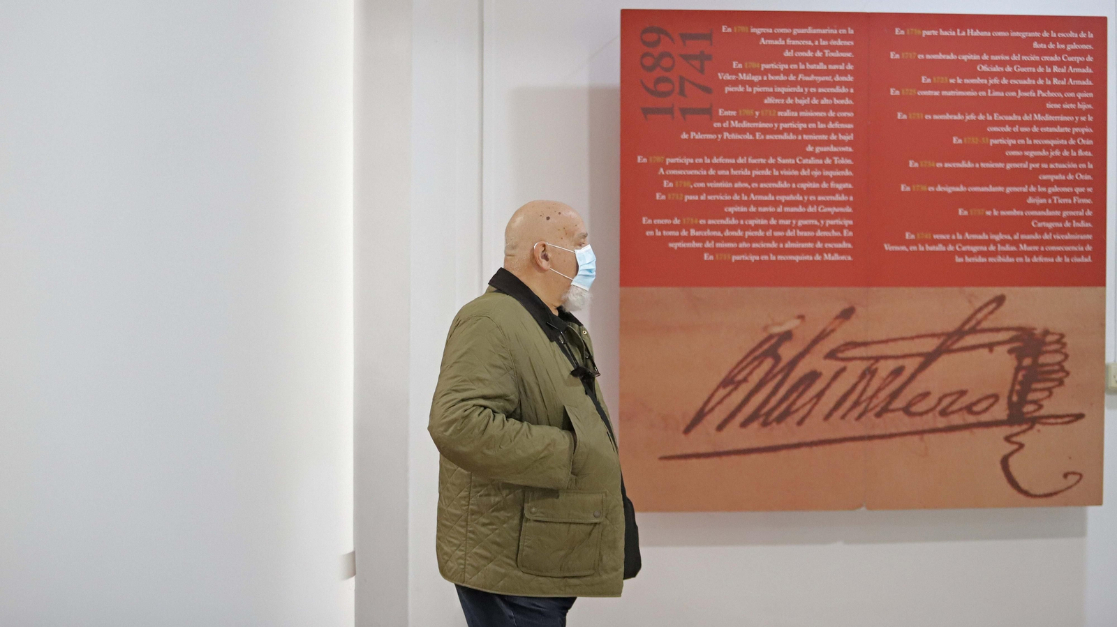 Fotos de la inauguración de la exposición sobre Blas de Lezo en Algeciras