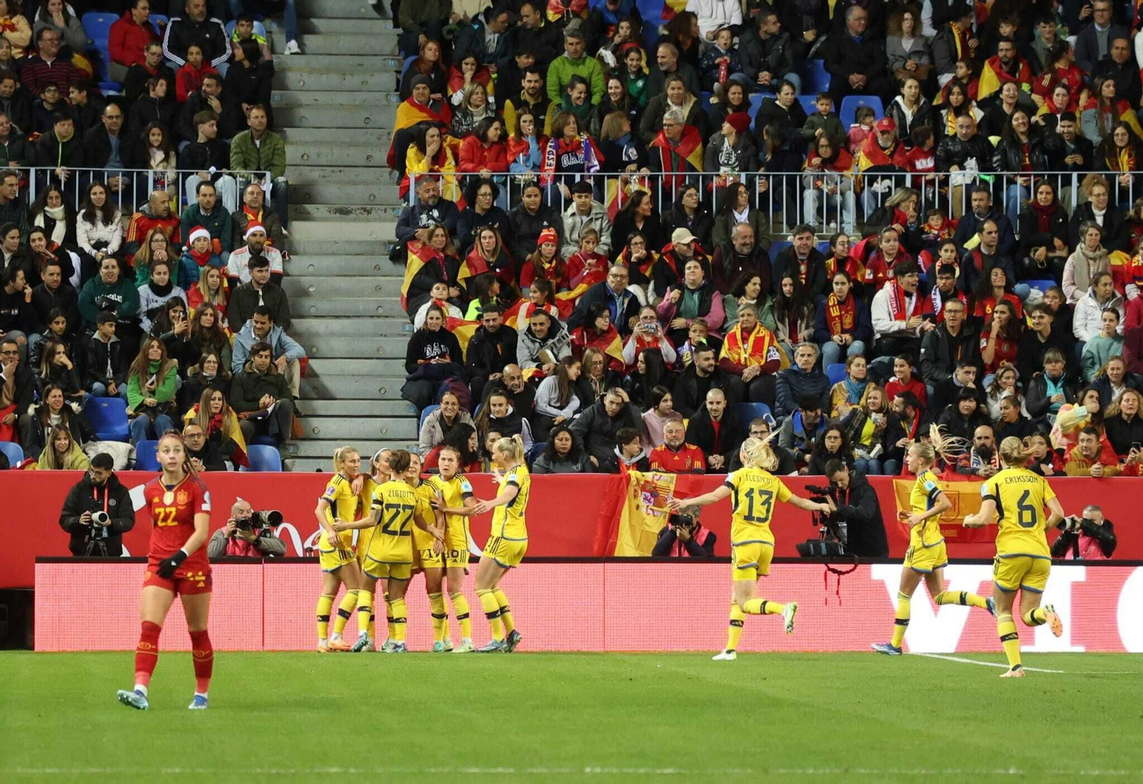 España - Suecia, en fotos