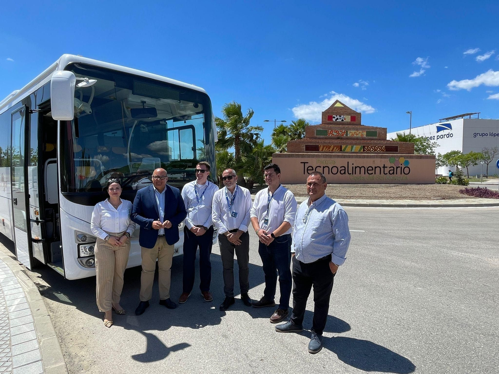 Presentación de la nueva línea de autobús