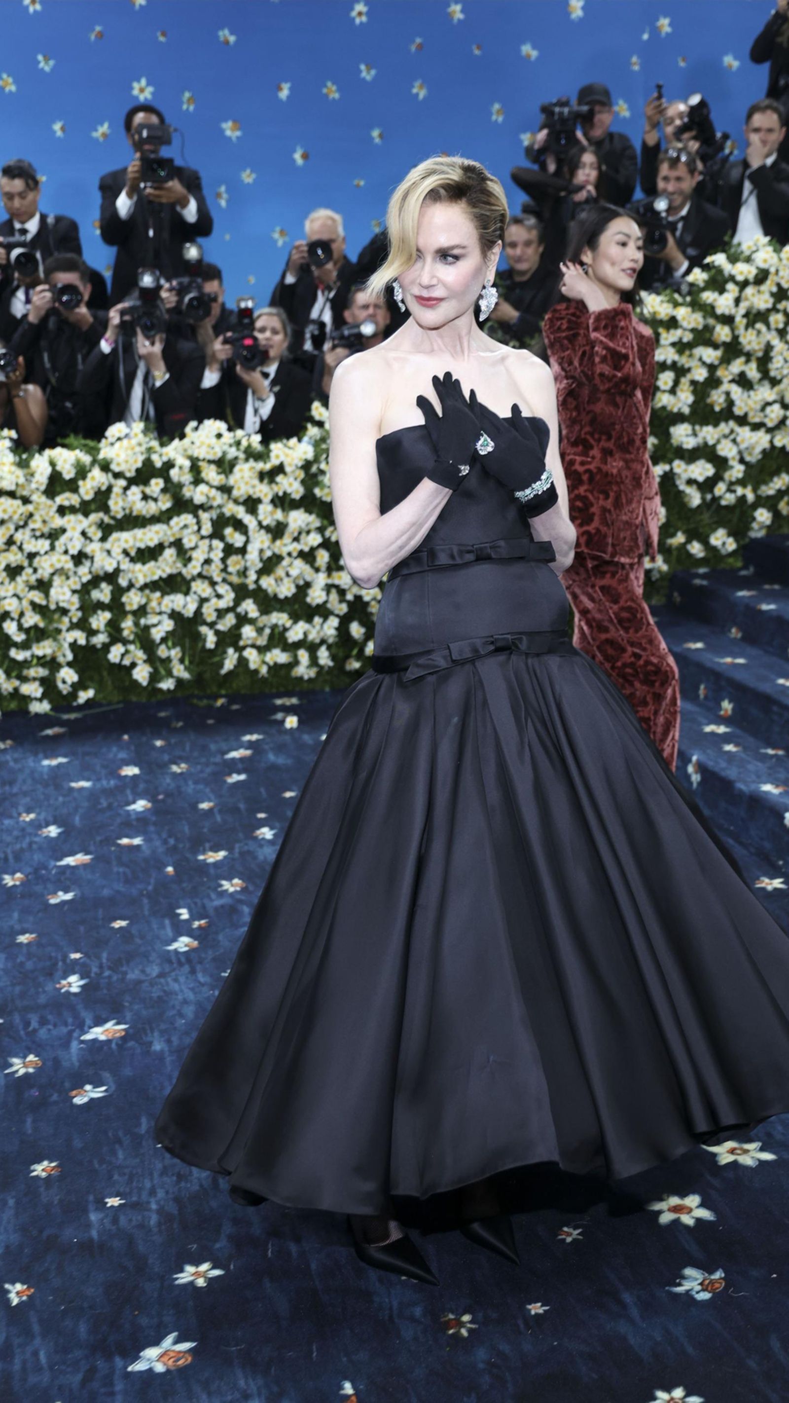 Nicole Kidman en la alfombra roja de la Met Gala