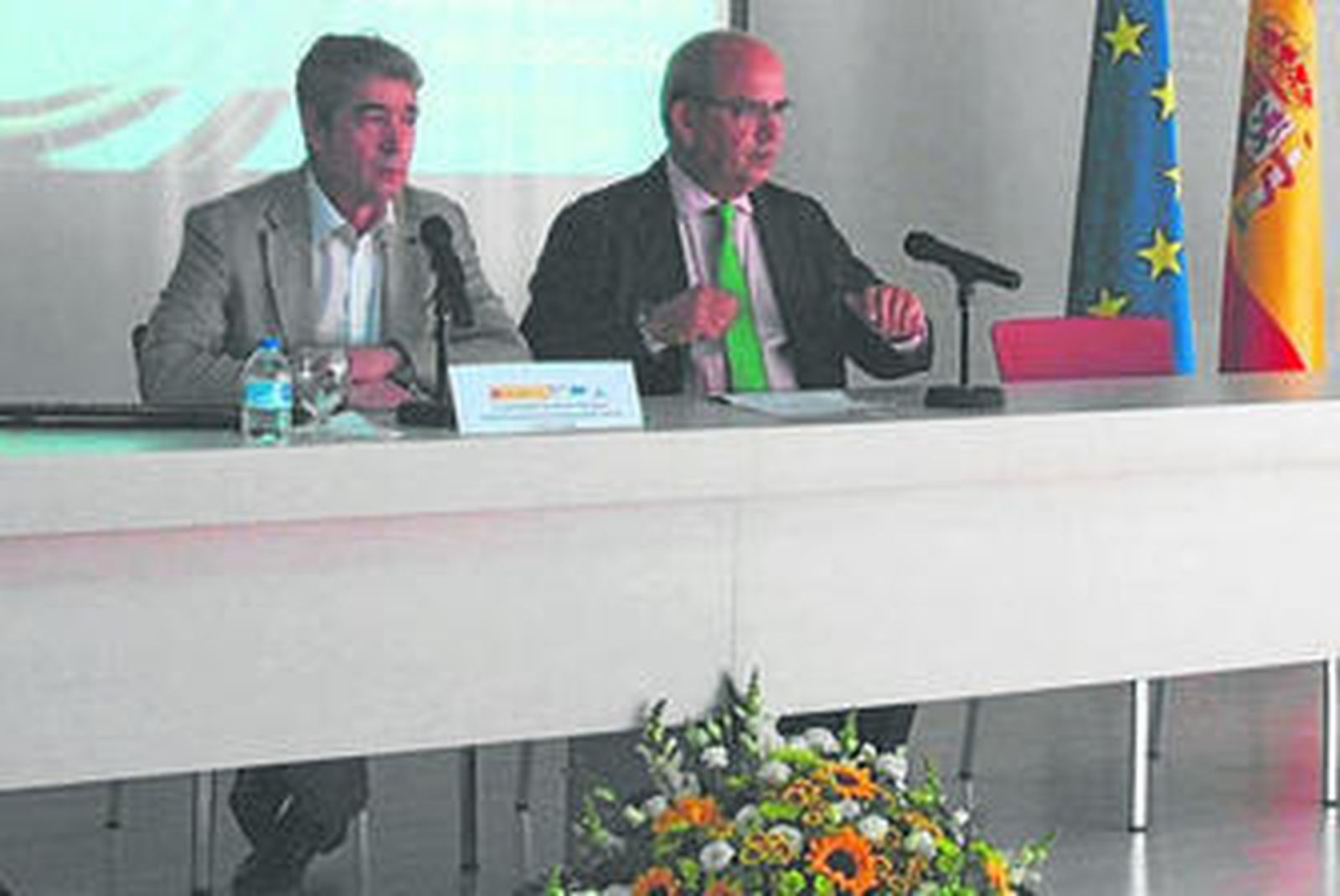 Un momento de la charla de José María Palomino en el CRMF.