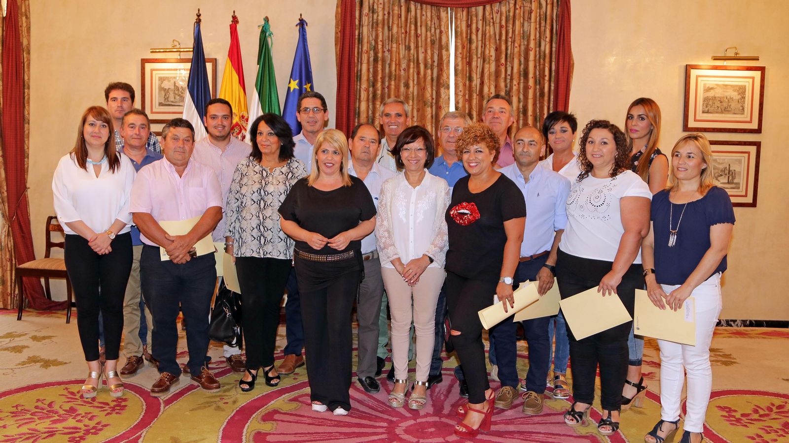 Los delegados de Alcaldía elegidos en 2016, tras tomar posesión. Los delegados de Alcaldía elegidos en 2016, tras tomar posesión.