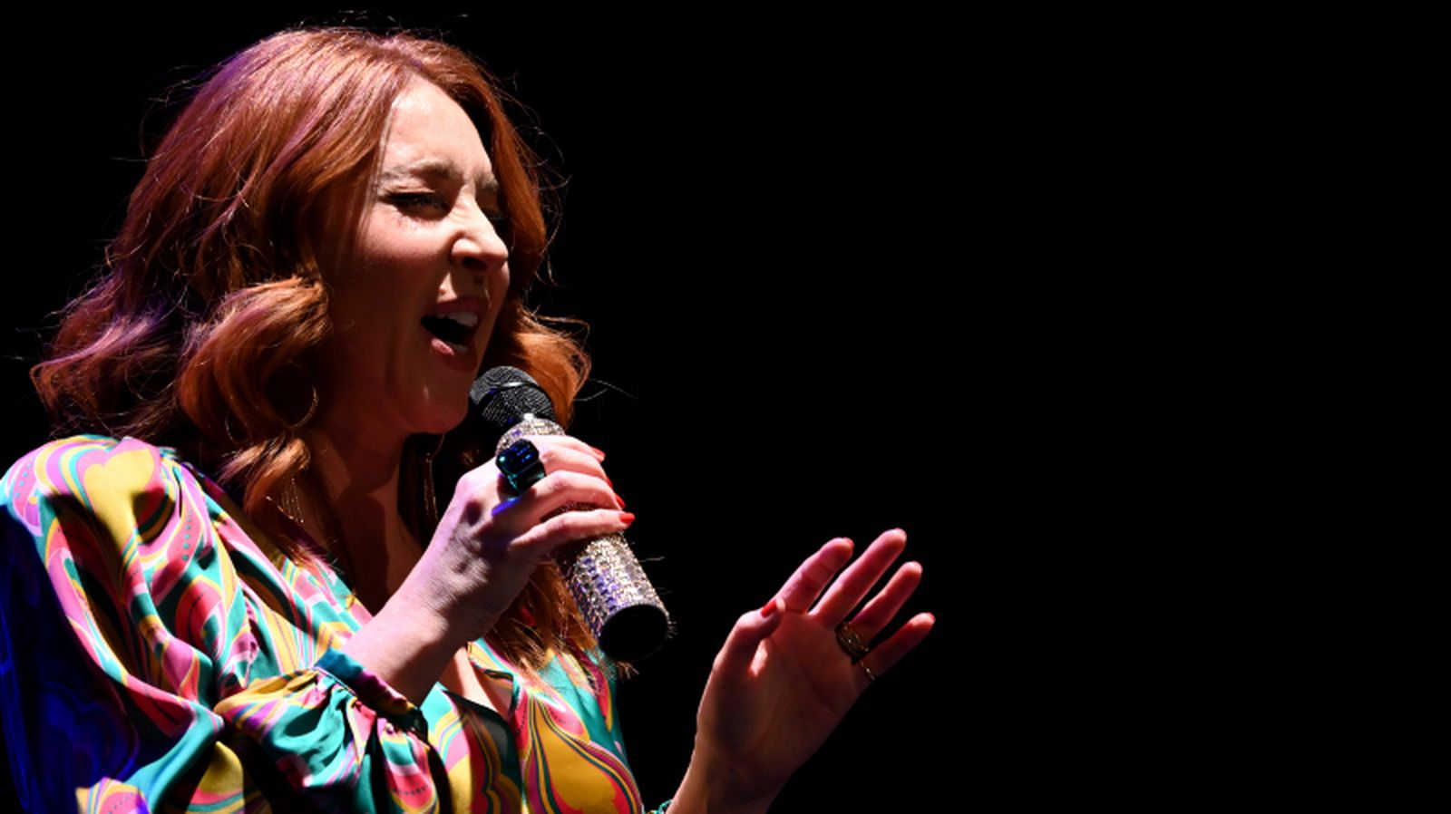 Robin Mackelle en el concierto este viernes en Granada.