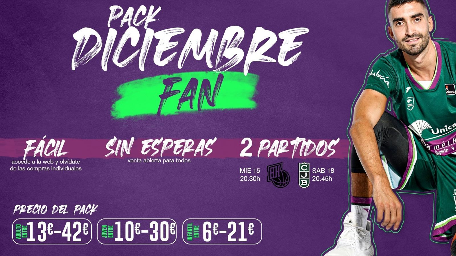 Creatividad del Pack Diciembre Fan.