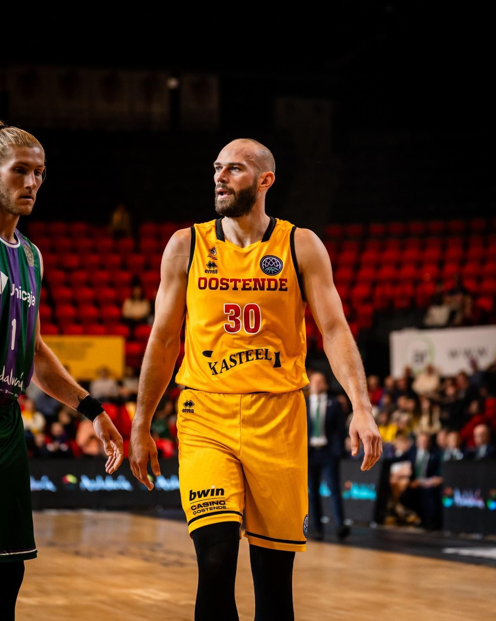 El Oostende-Unicaja, en fotos