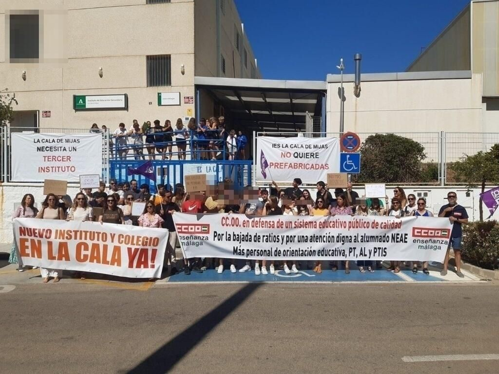 La concentración celebrada este miércoles. La concentración celebrada este miércoles.