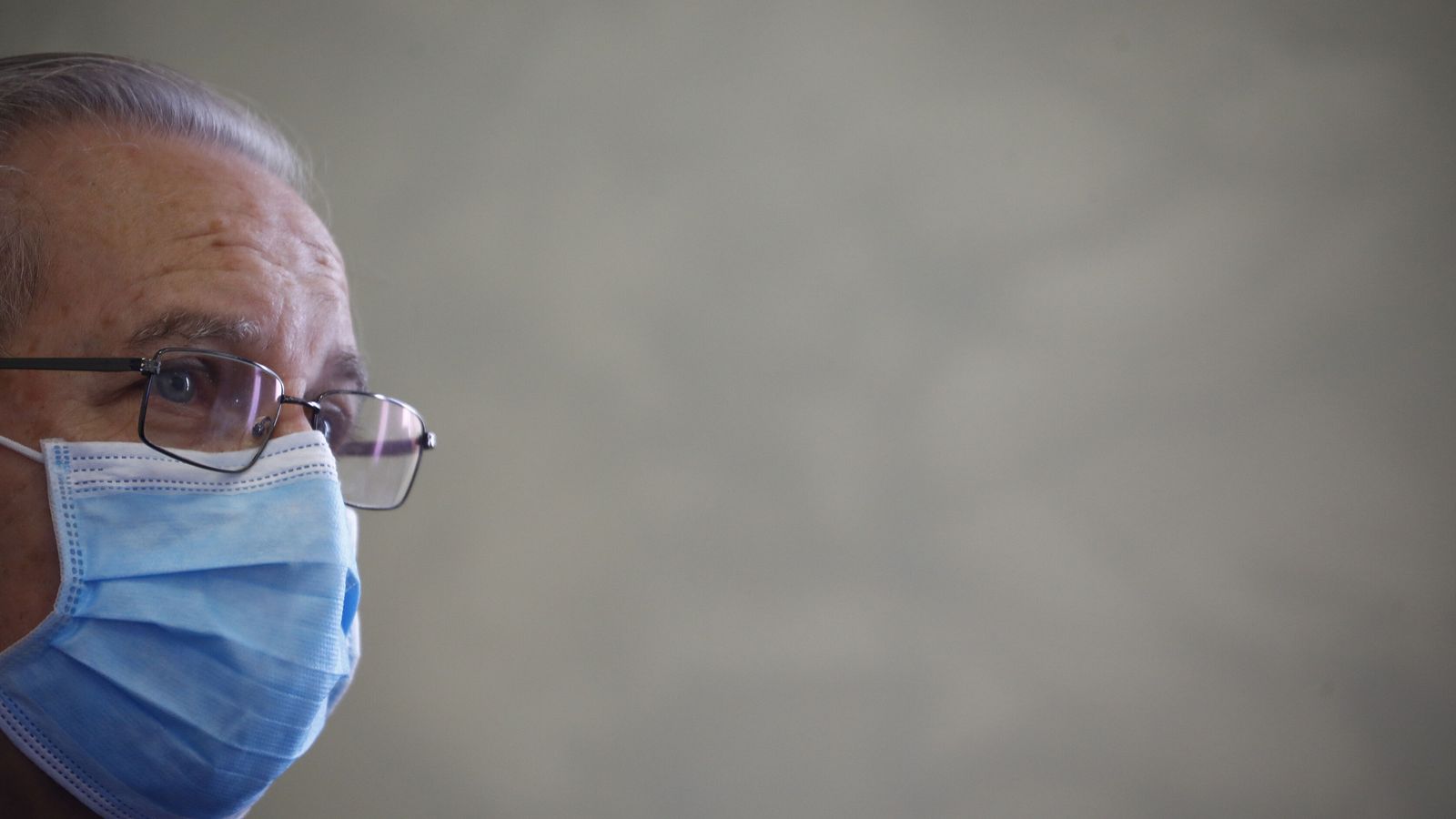 Serafín Romero, durante la entrevista.