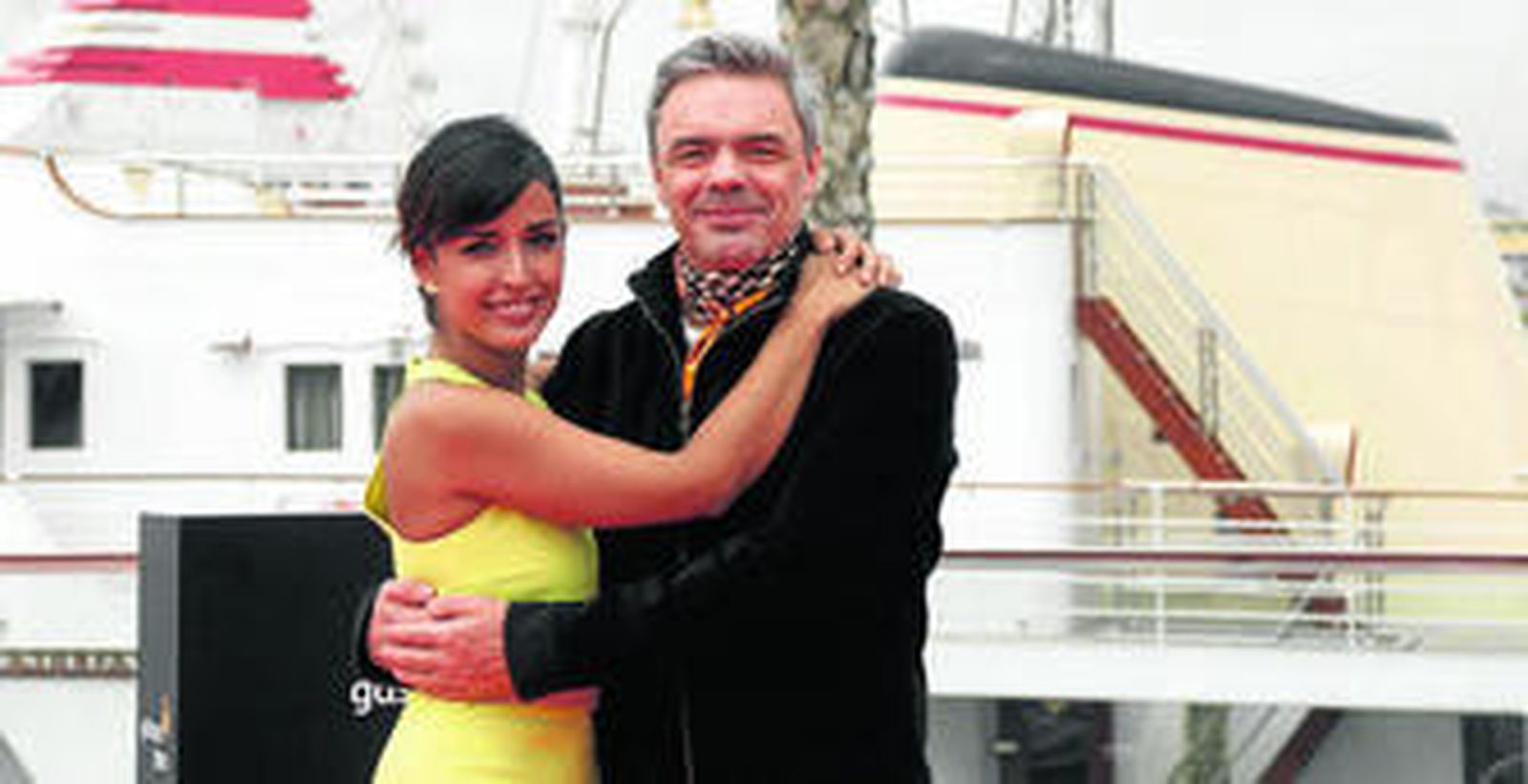 La actriz Inma Cuesta y el director Sebastián Borensztein, ayer, en Málaga.