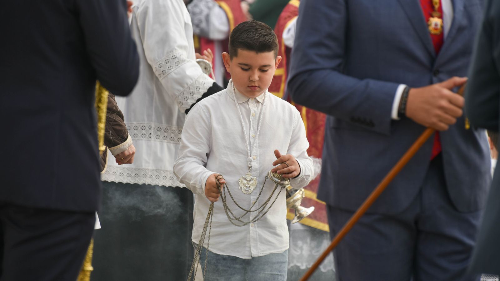 Fotos de la procesión del Resucitado en San Roque