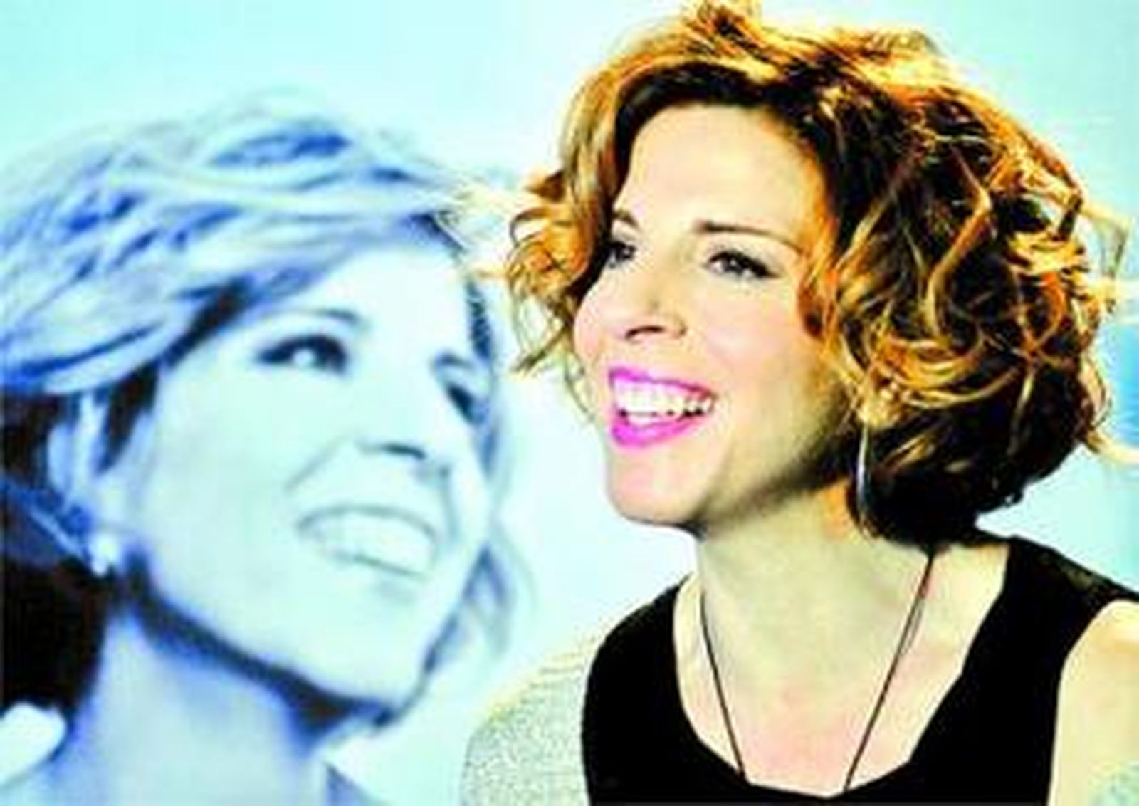 La artista, ayer, en la presentación de su nuevo disco.