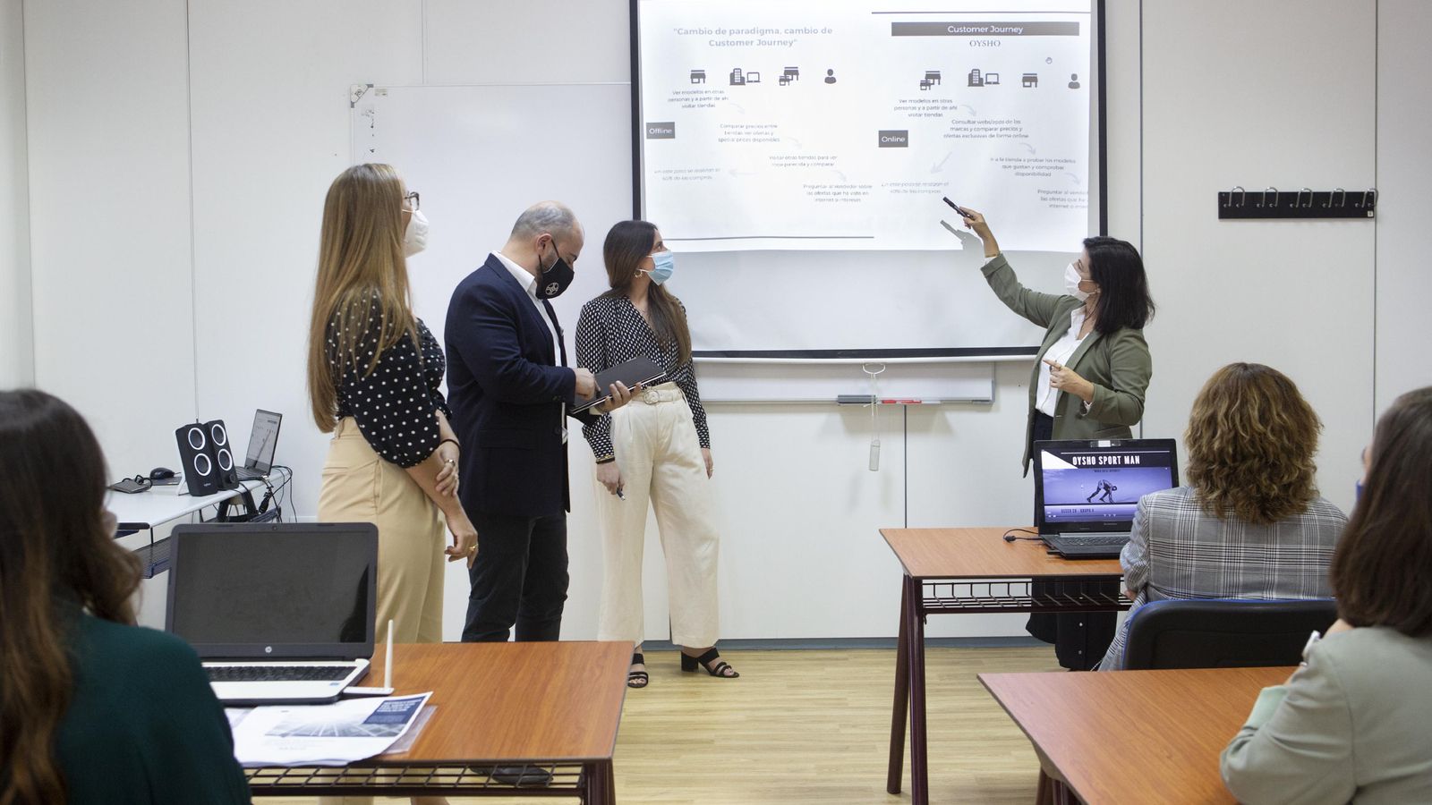 Clase del Máster en Esic.