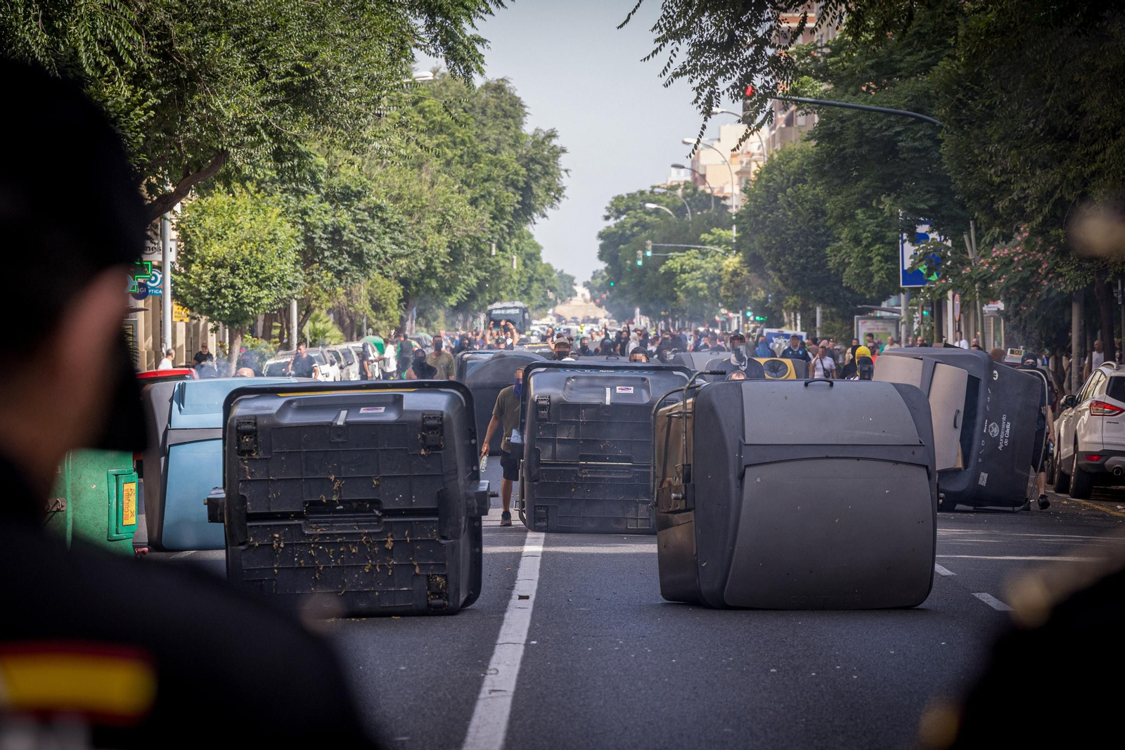 Imágenes del primer día de huelga de los trabajadores del sector del metal en Cádiz Imágenes del primer día de huelga de los trabajadores del sector del metal en Cádiz