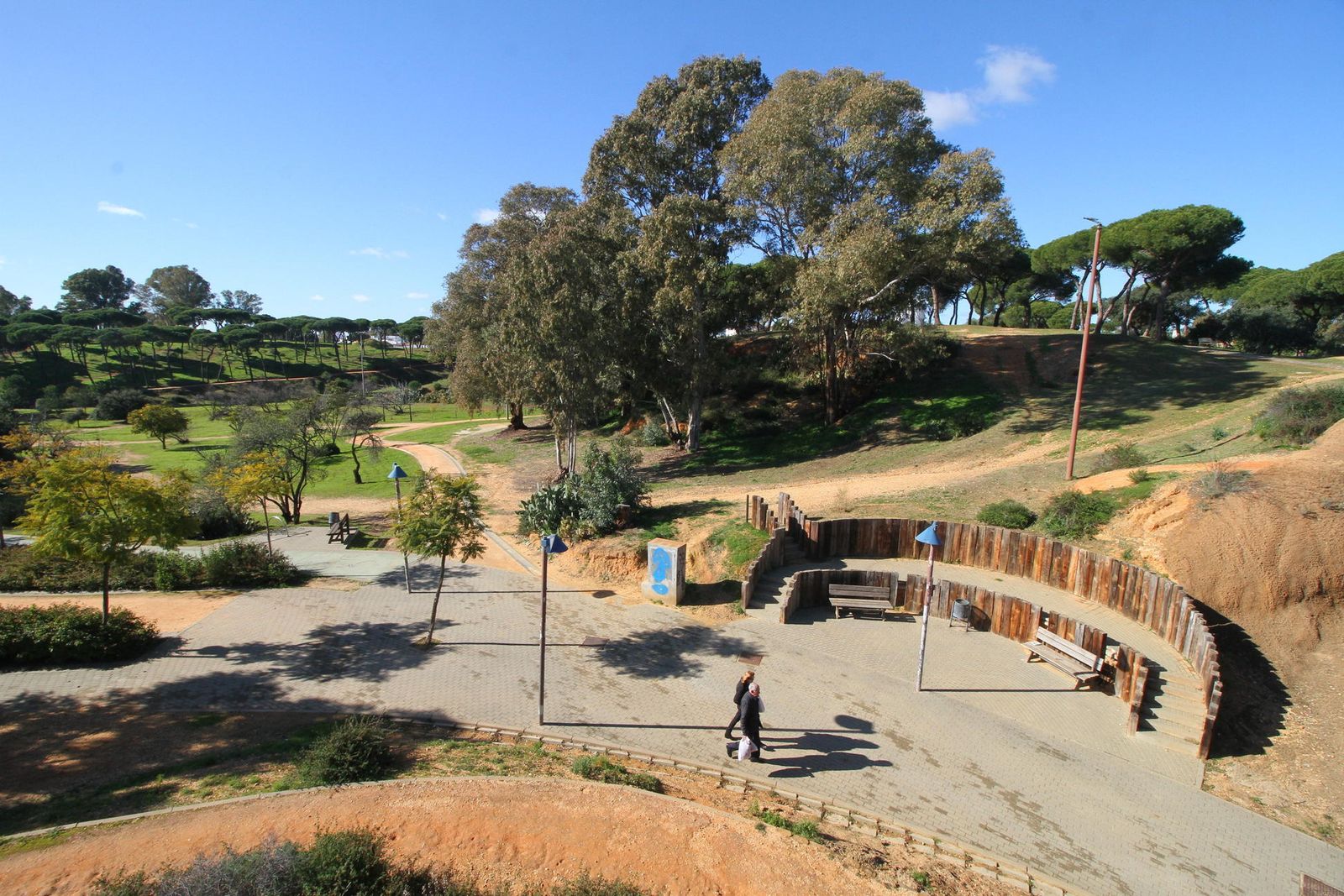 Una parte del Parque Moret, que cuenta con una superficie de treinta hectáreas, en la que se puede apreciar su riqueza natural y paisajística.