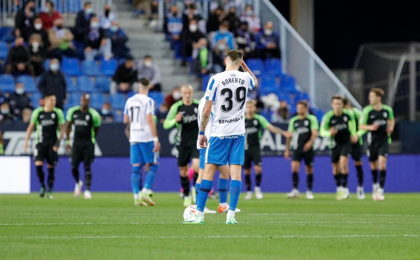 Las fotos del Málaga CF-Sporting de Gijón