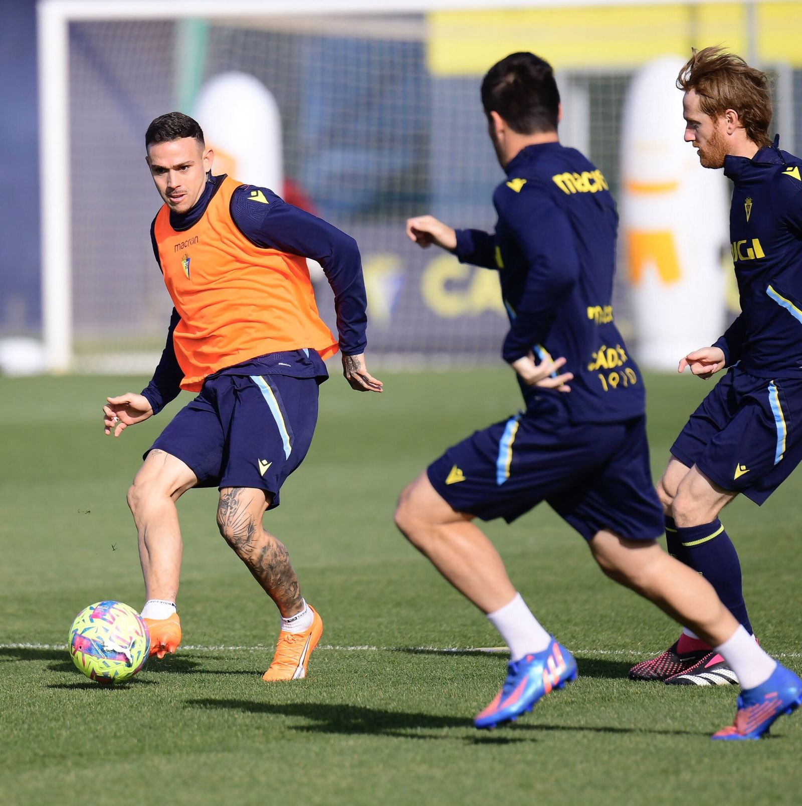 Roger Martí en acción en un entrenamiento.