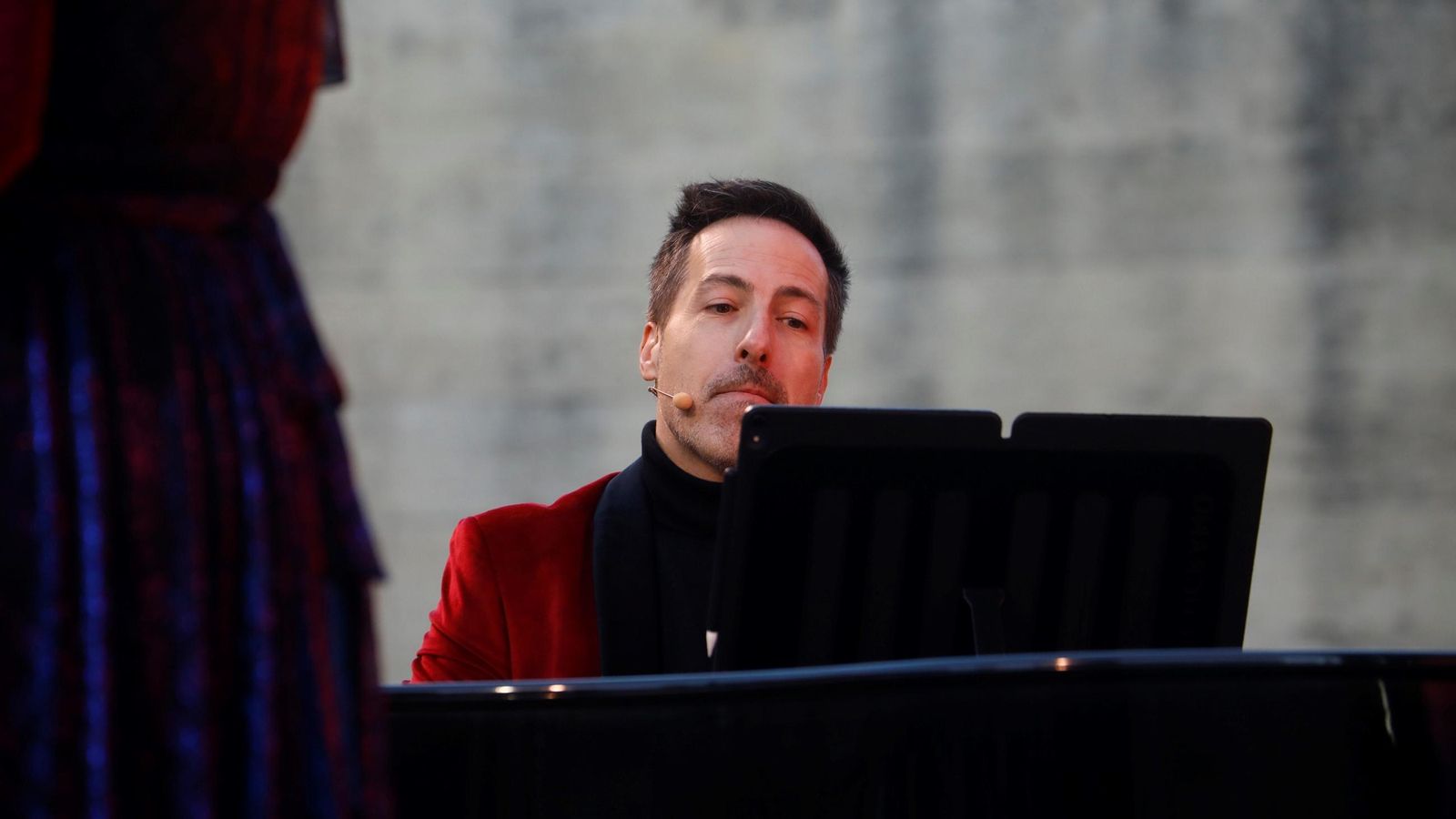 El pianista y compositor, durante un momento de su último 'show'.