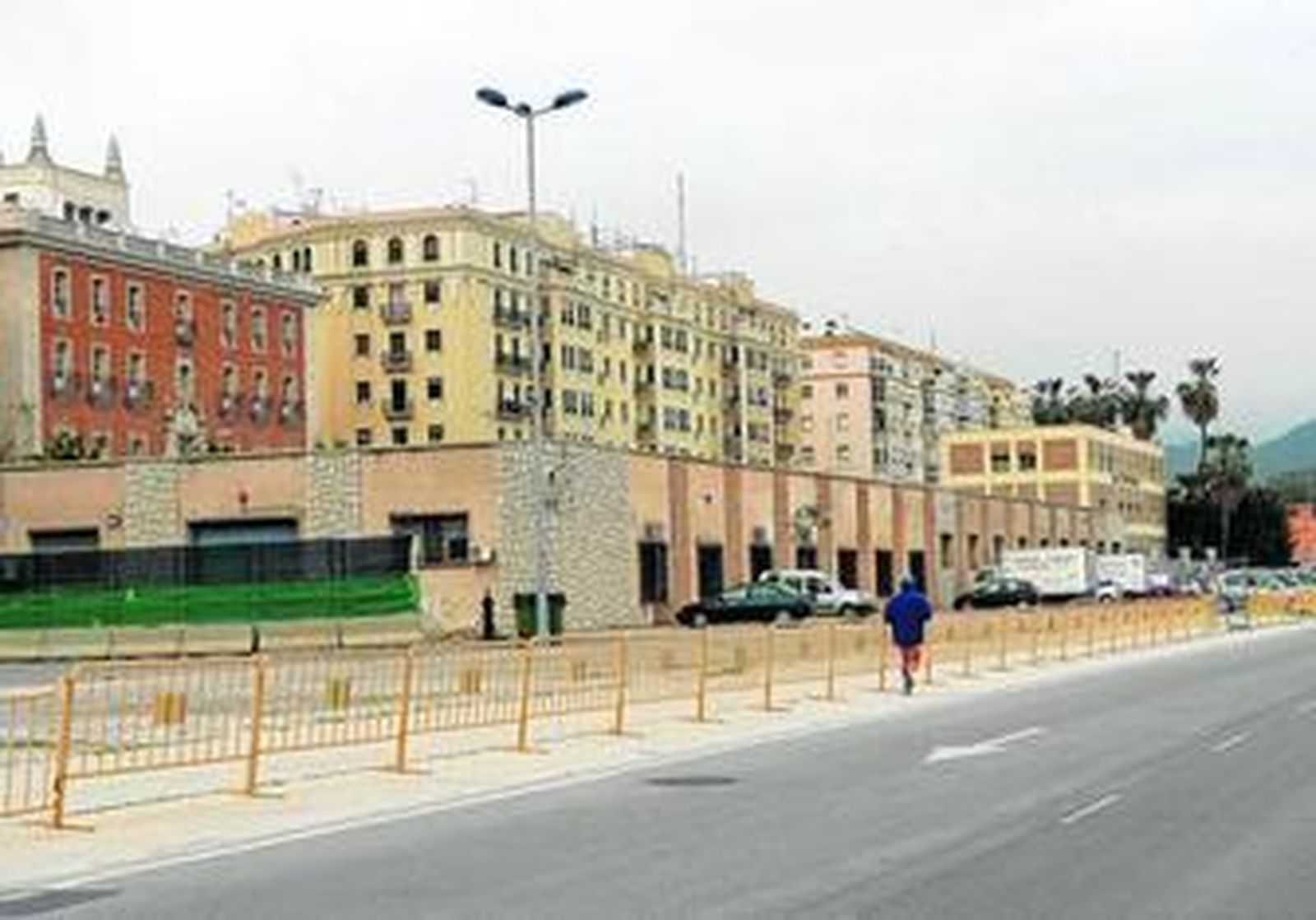Terrenos de Muelle Heredia, en el interior del puerto de Málaga.