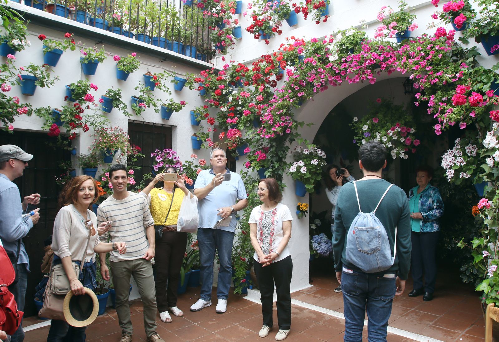 Ambiente en los patios ganadores de 2017
