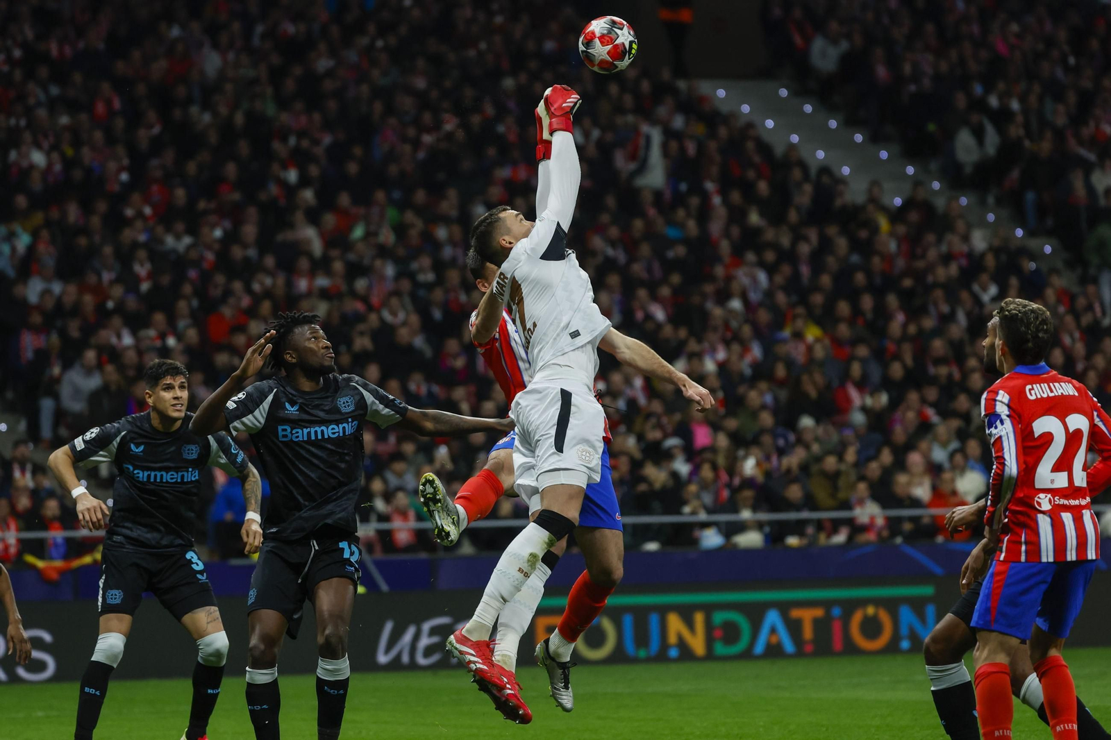 Las fotos del Atlético de Madrid - Bayer Leverkusen