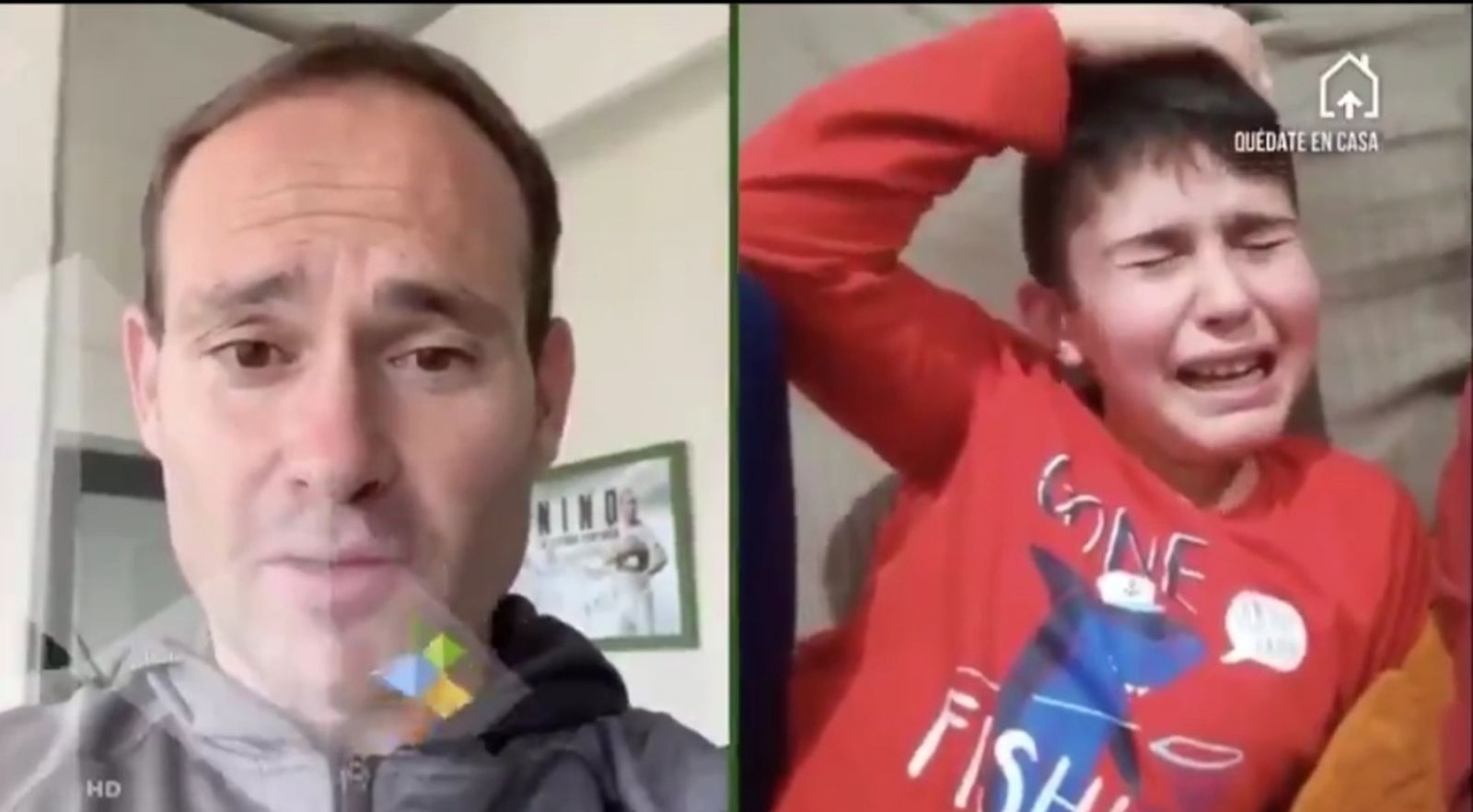 Nino sorprende y emociona a un pequeño aficionado del Elche