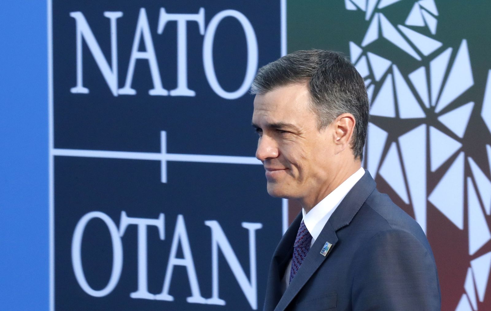 Pedro Sánchez, en la cumbre de la OTAN.