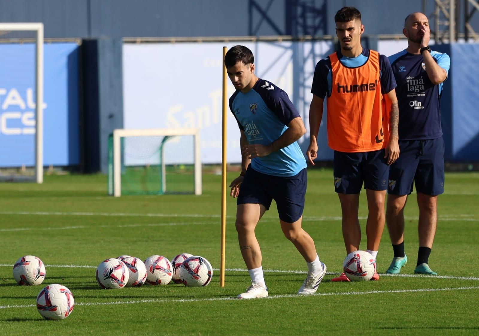 Entrenamiento Málaga CF: Ramón regresa en la primera sesión de la semana