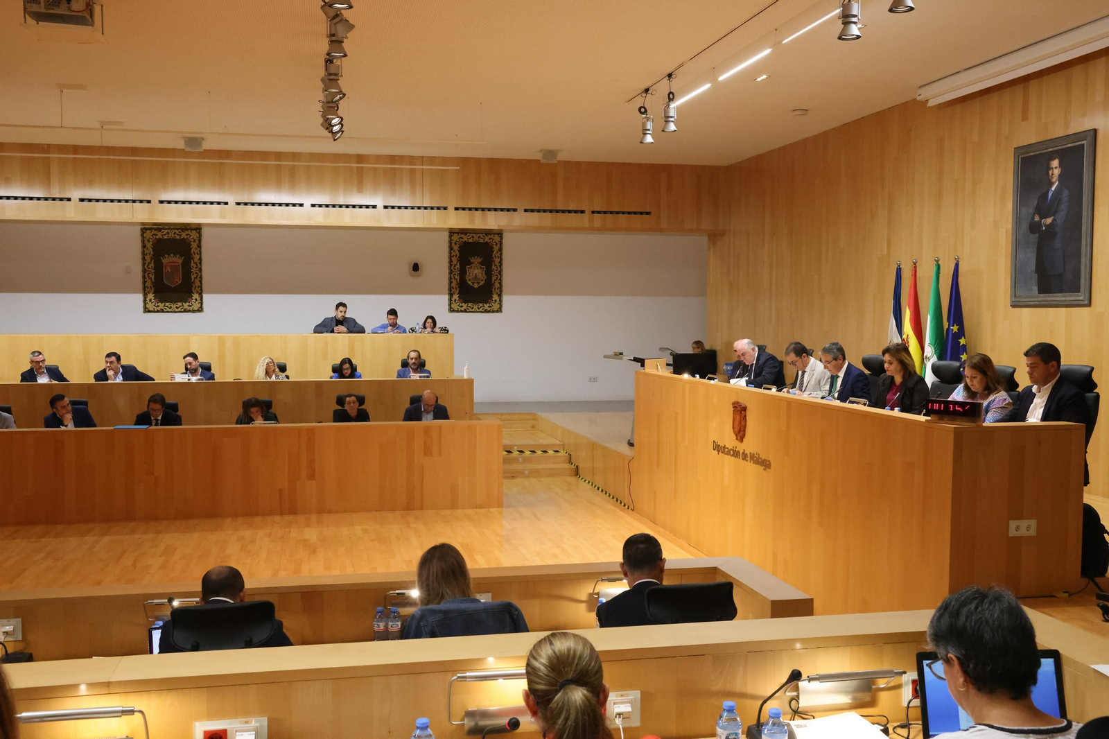 Pleno de la Diputación de Málaga, este viernes.