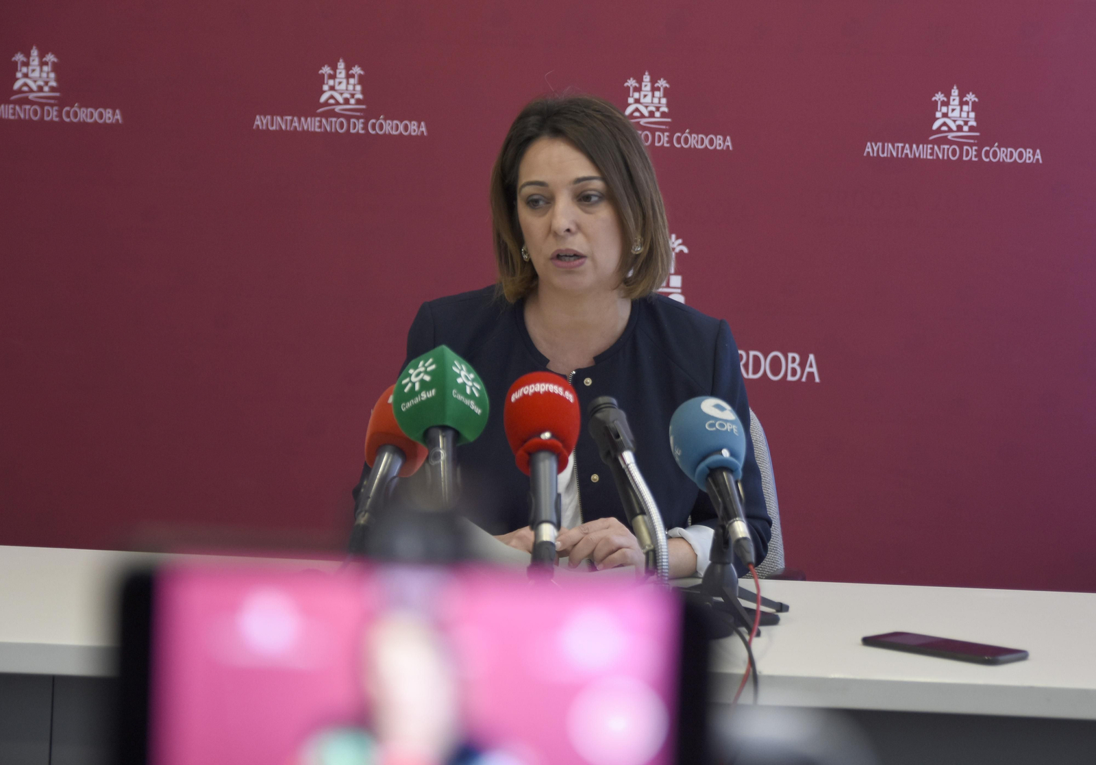 La alcaldesa, Isabel Ambrosio.