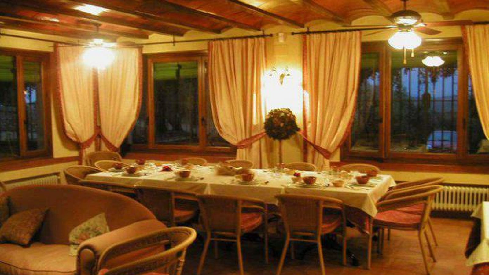 El gran salón del Cortijo Montepaloma.