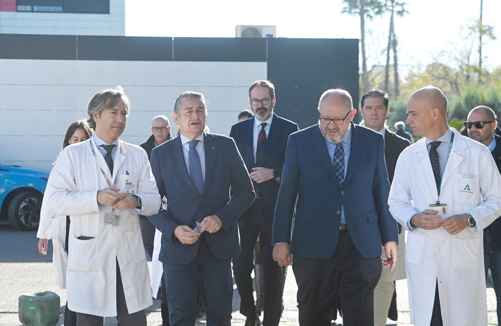 Visita de Antonio Sanz al Imibic