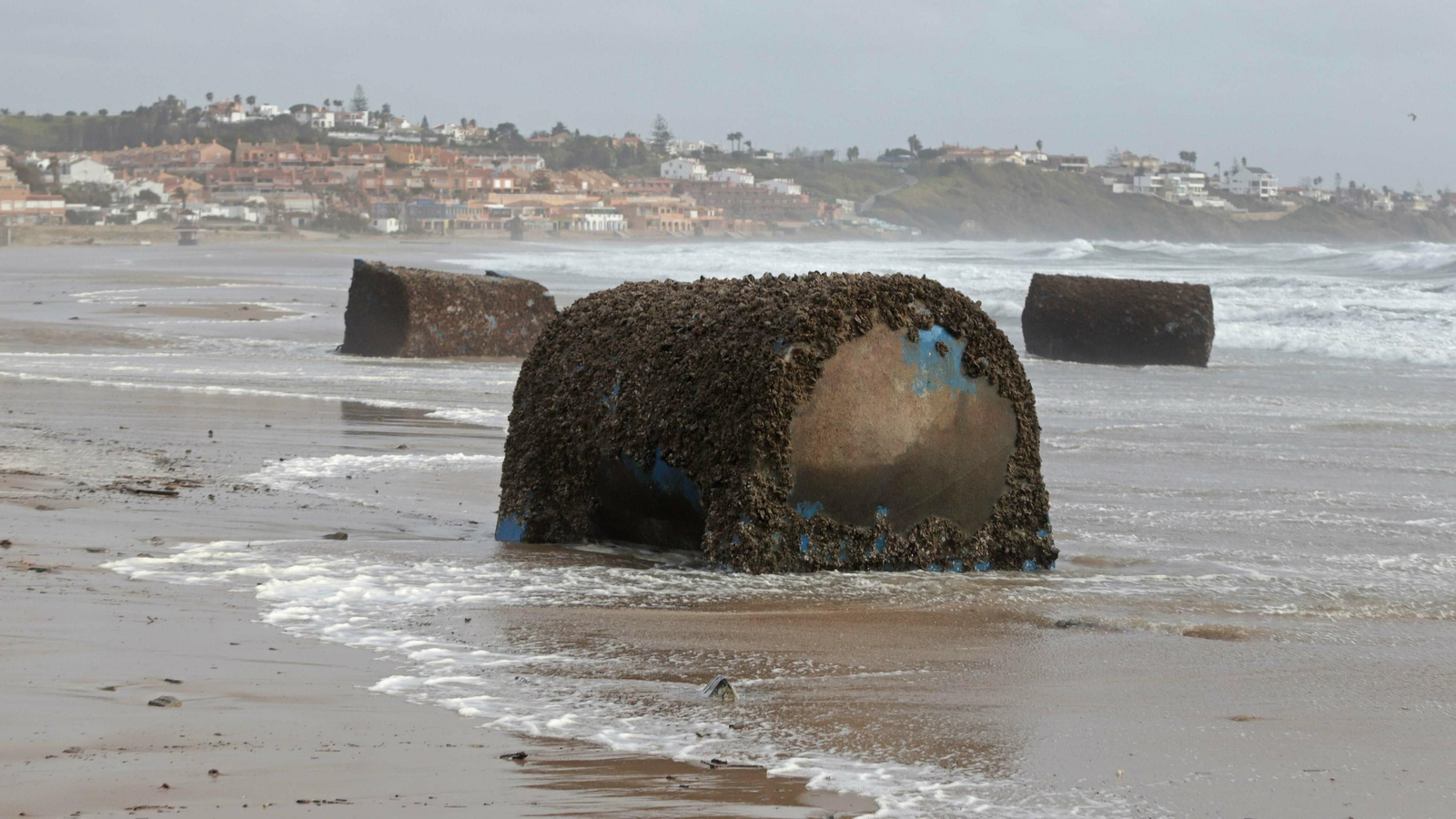 Temporal de levante en Algeciras en imágenes